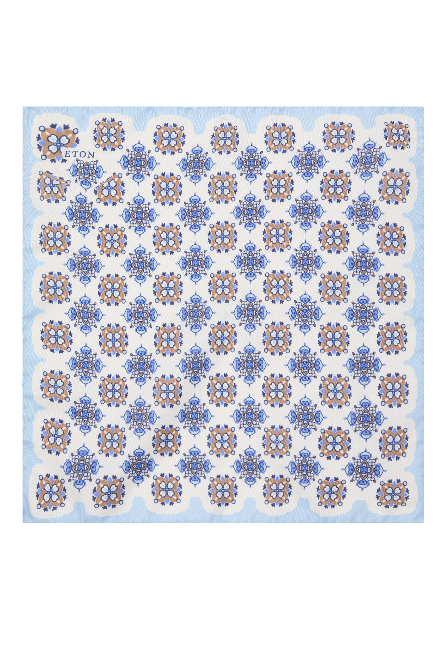 Geometric Silk Pocket Square