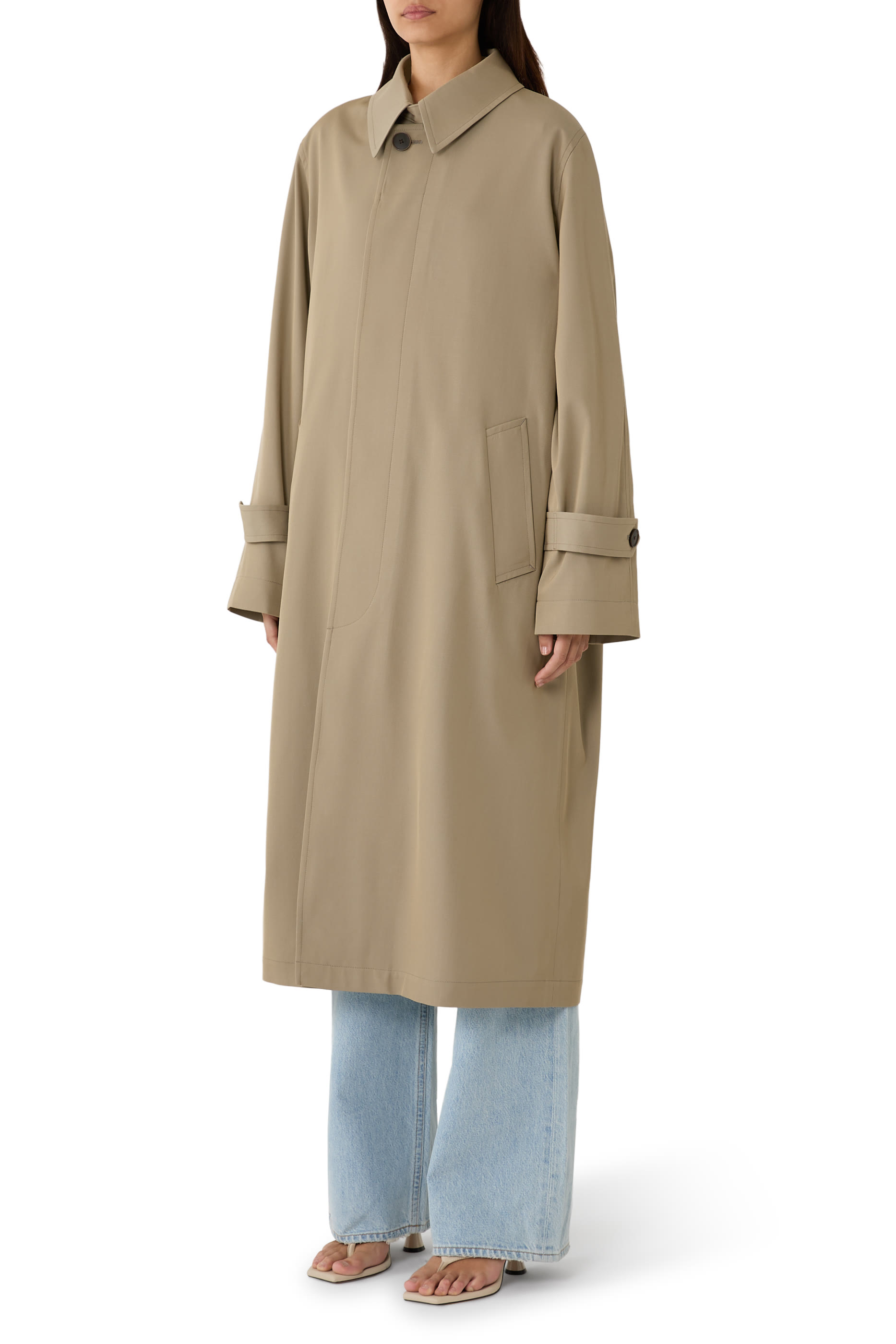 Light Wool Max Gabardine Coat