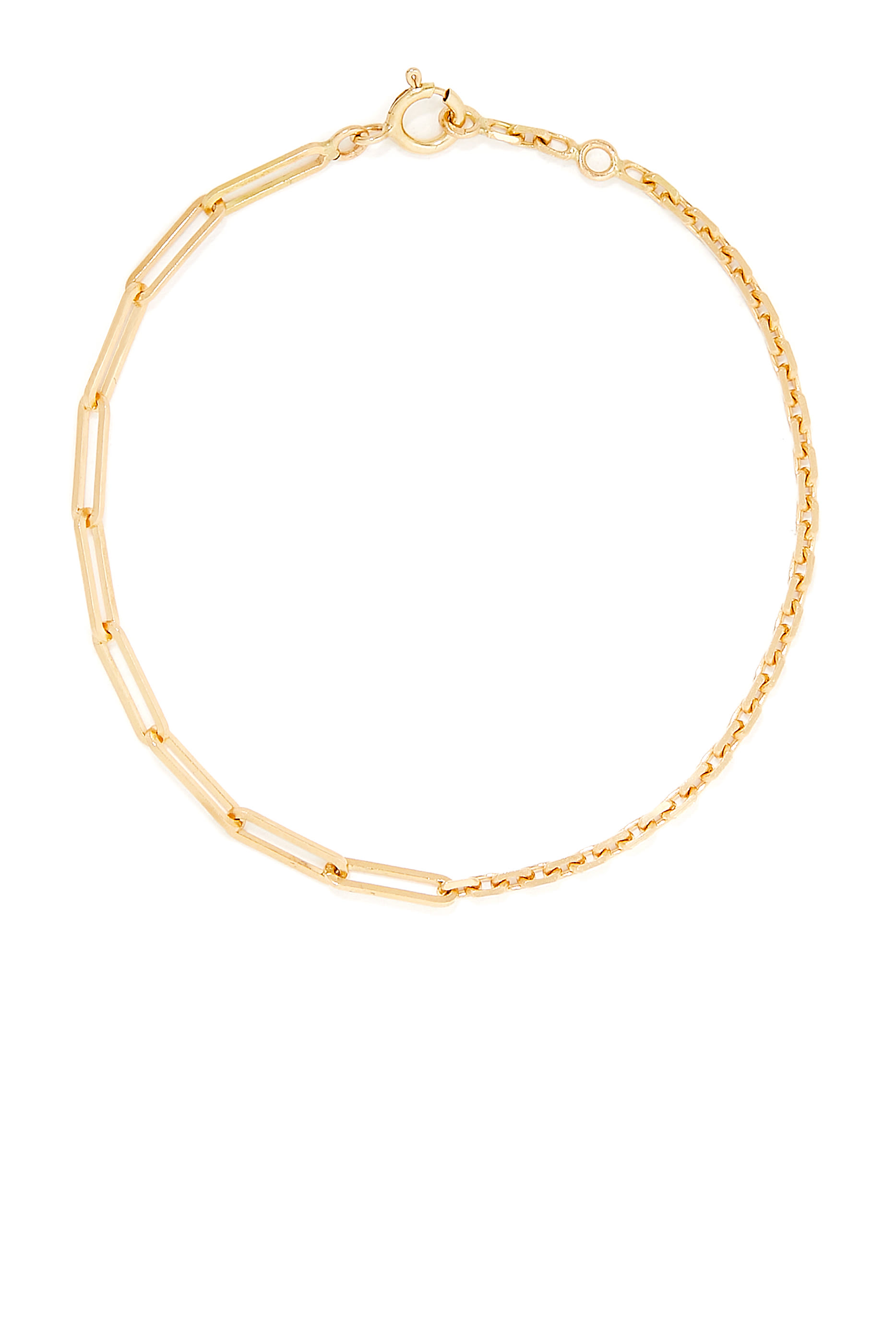 Solitaire Bracelet, 18k Yellow Gold