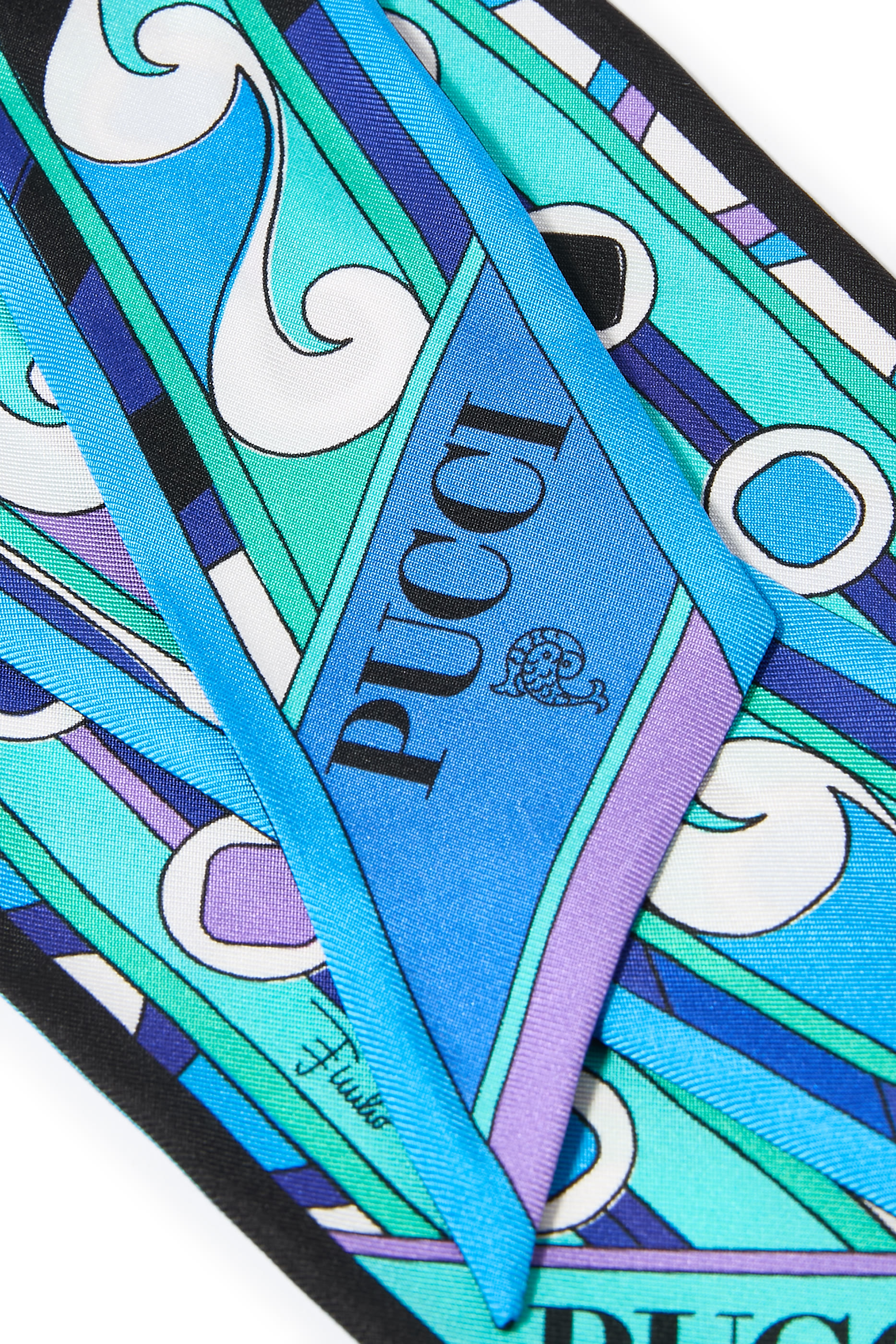  Printed Silk Twill Scarf 