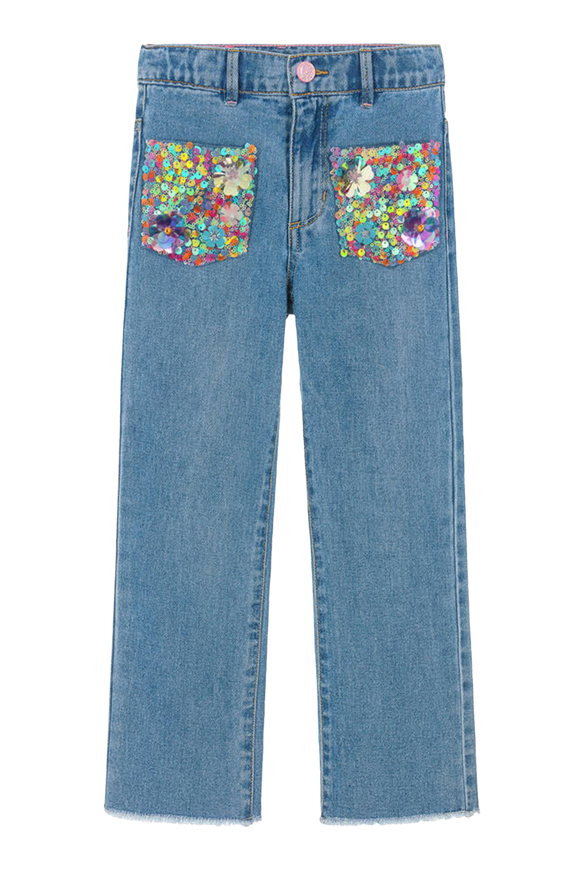 Kids Sequin Pocket Jeans