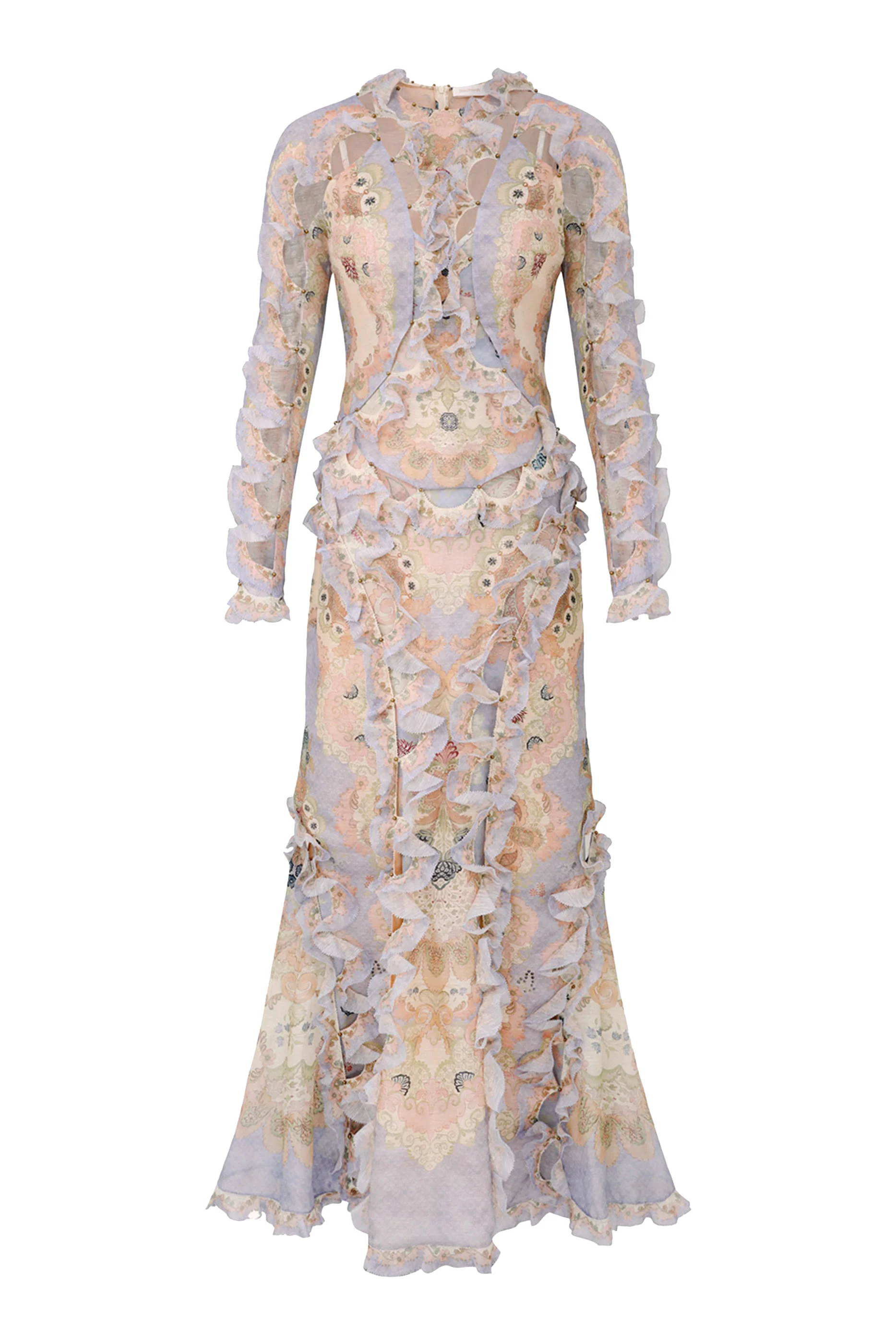 Rebellion Scallop Maxi Dress