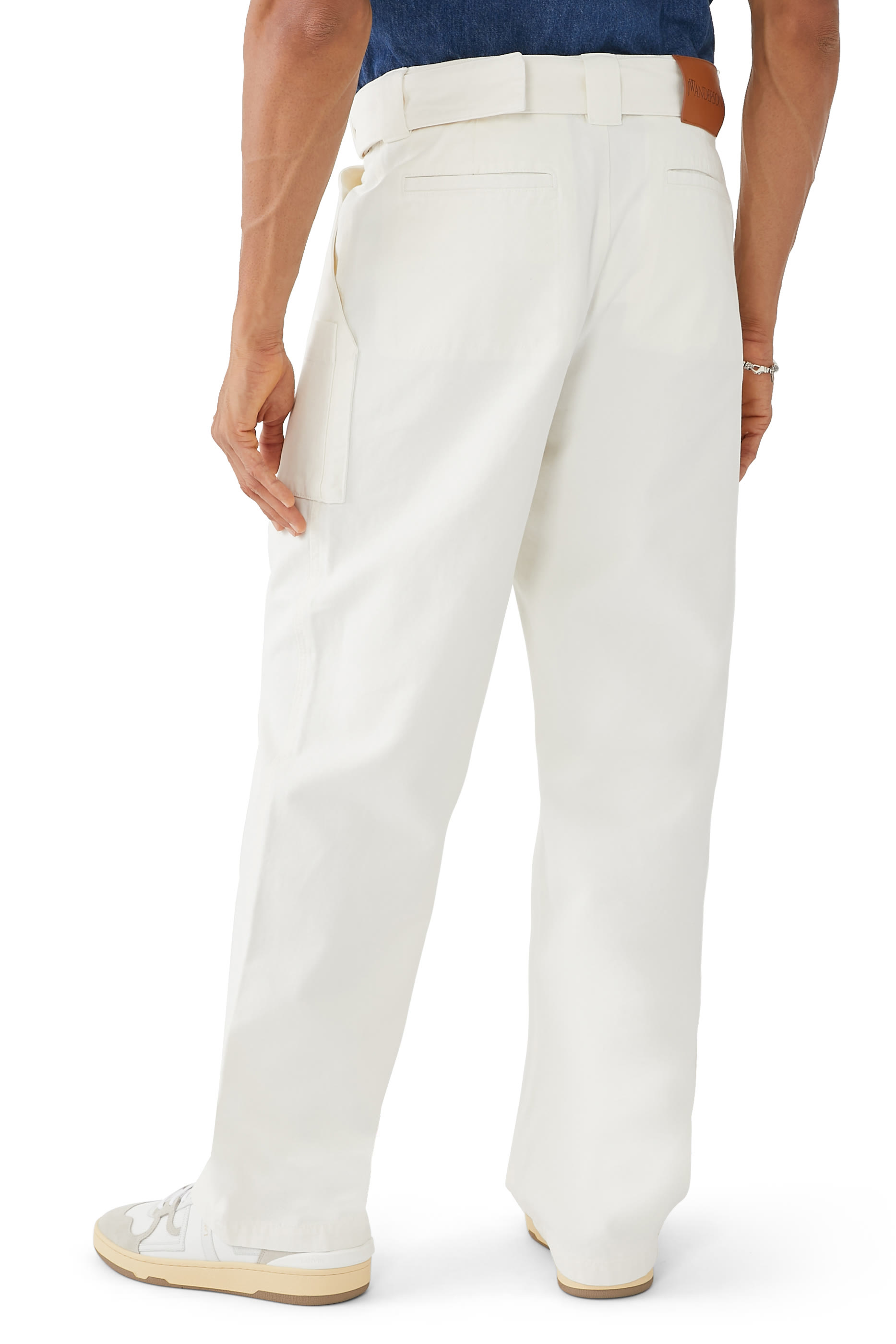 Wide Leg Cargo Trousers