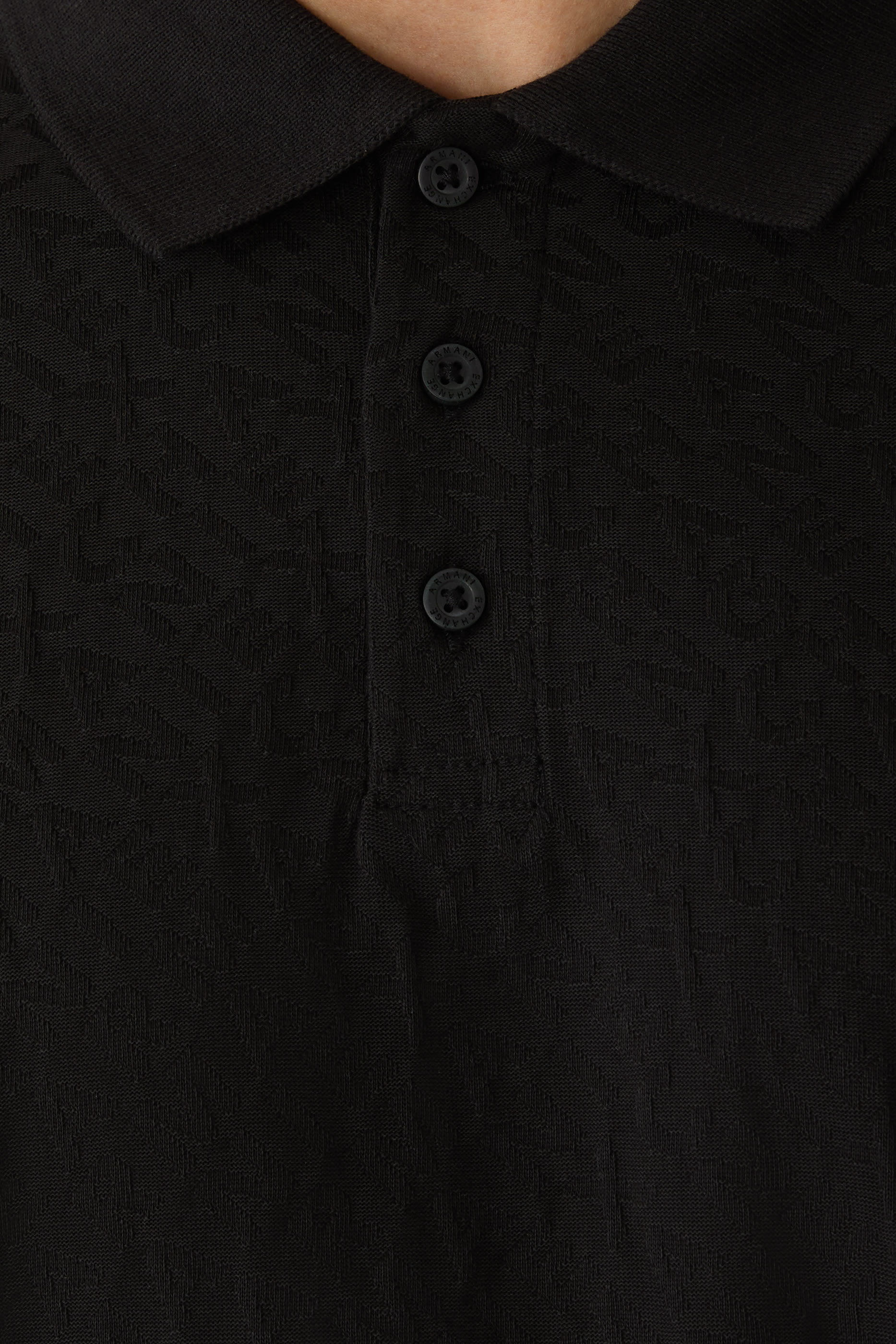 Jacquard Polo Cotton Shirt