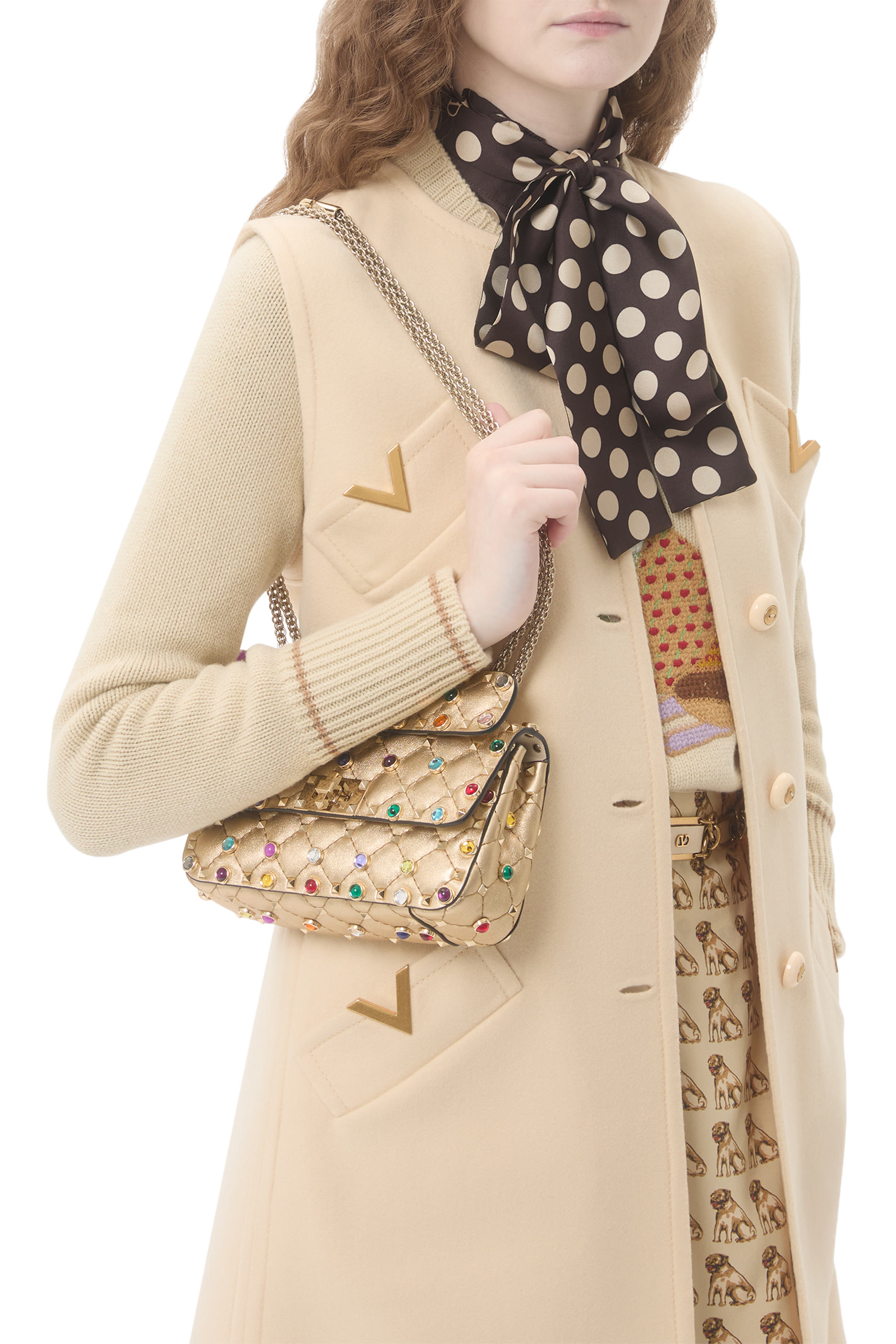 Rockstud Spike Shoulder Bag