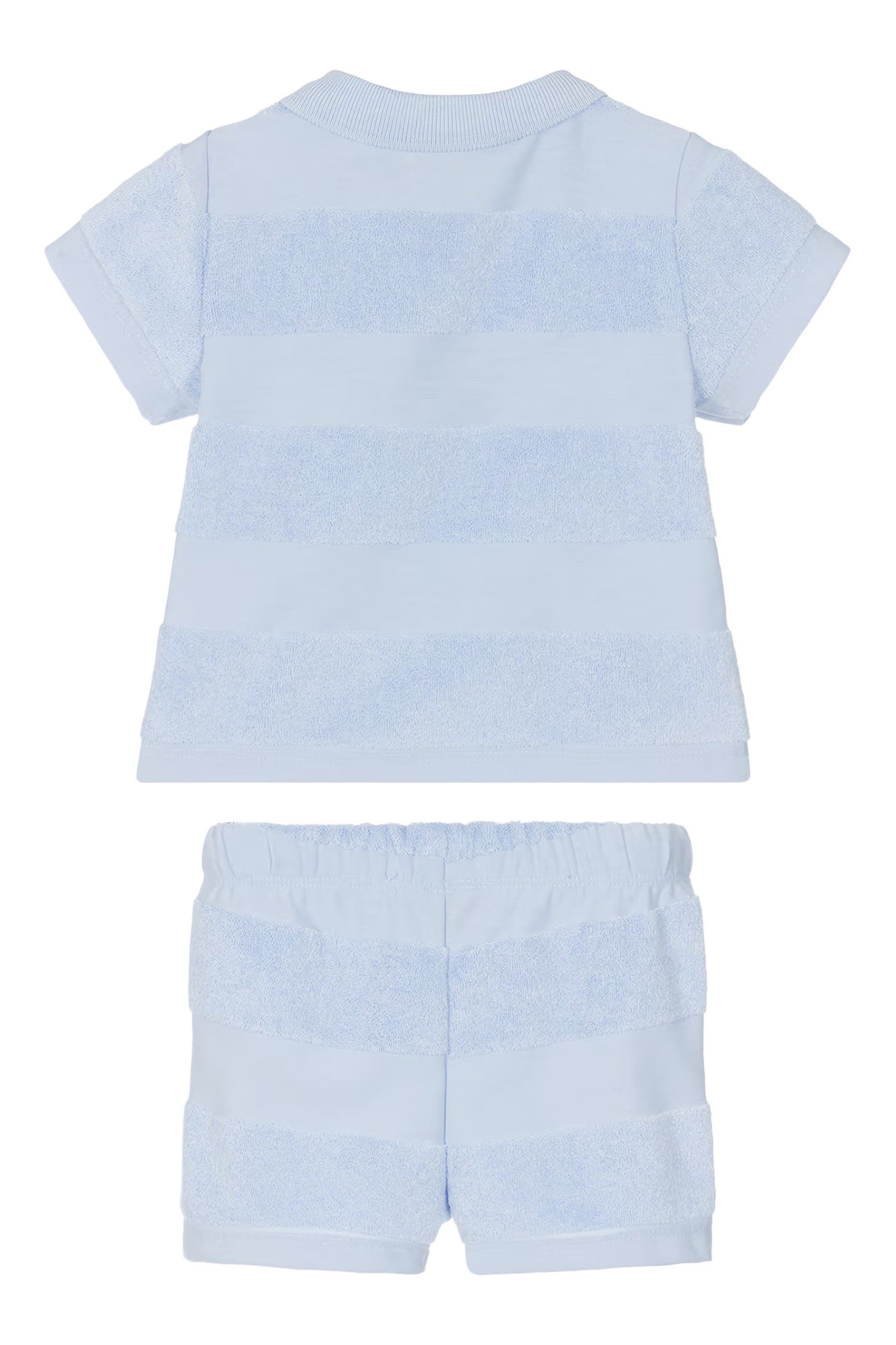 Kids Cloud Cotton Striped T-Shirt & Shorts Set