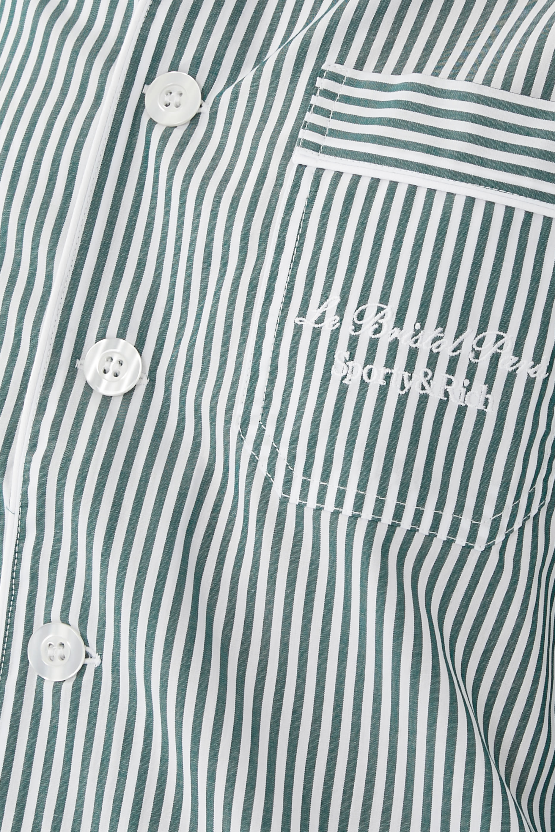 Sporty & Rich x Le Bristol Paris Faubourg Pyjama Shirt