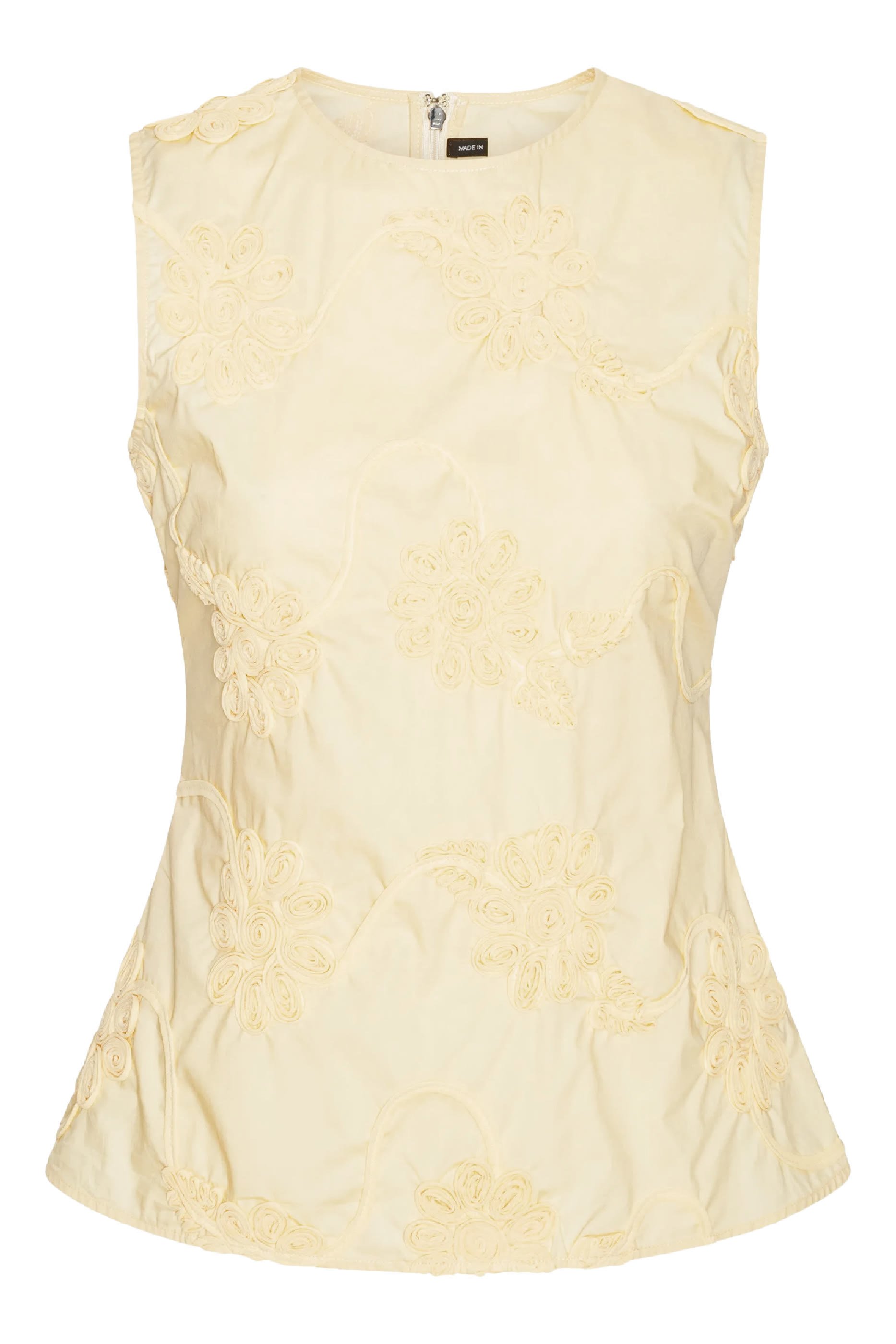 Flower Sleeveless Top