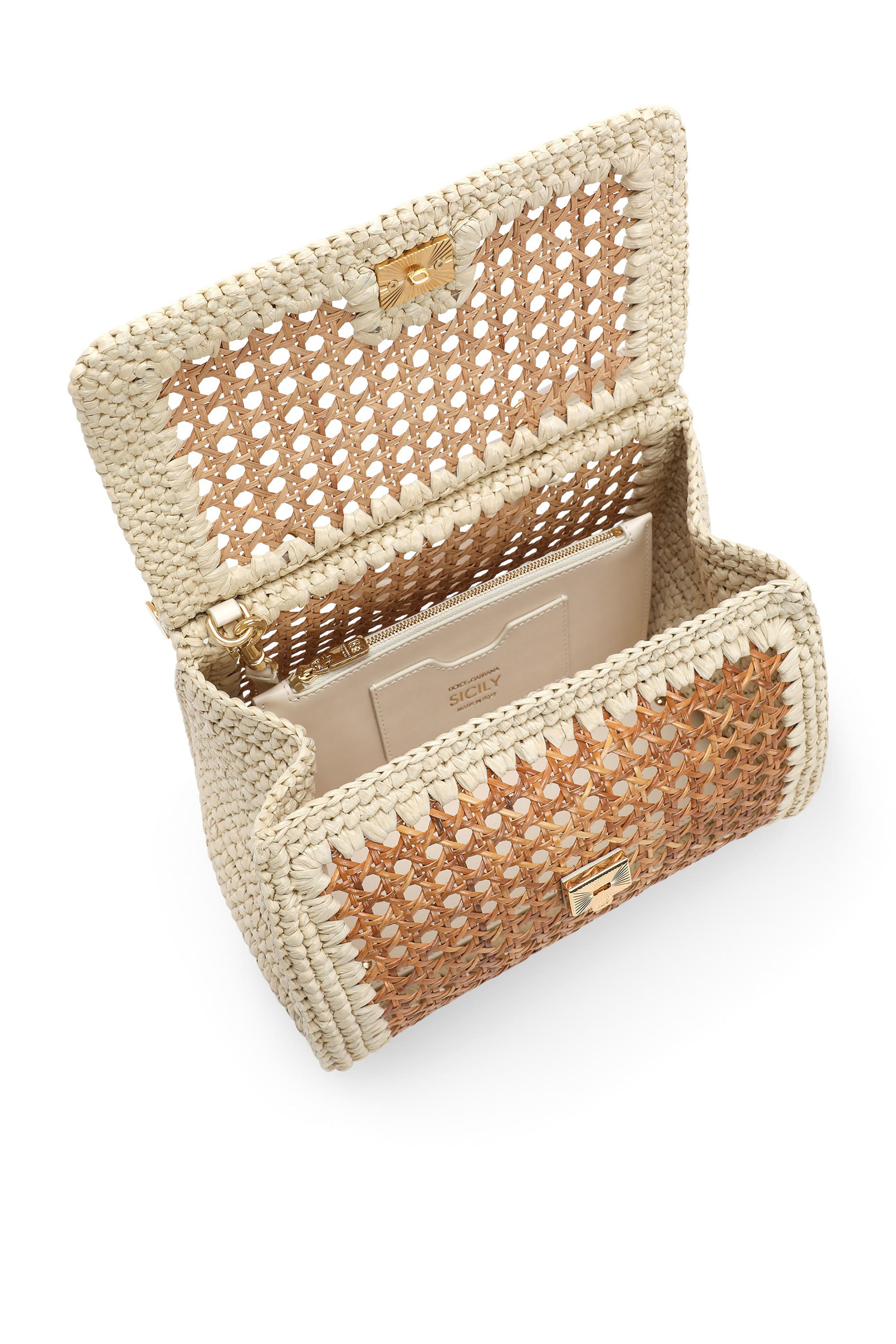 Large Sicily Vienna Straw Handbag