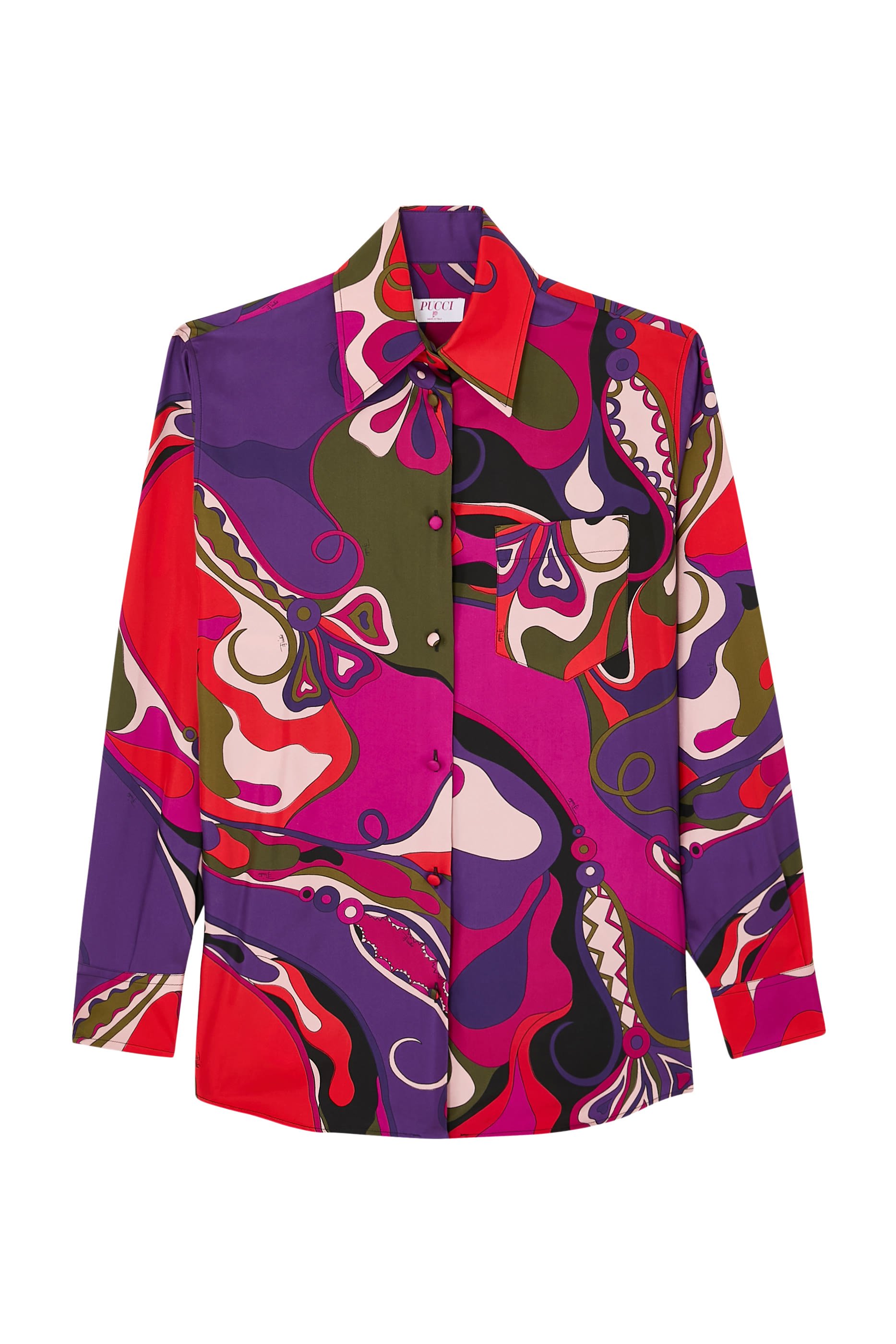 Graphic-Pattern Shirt