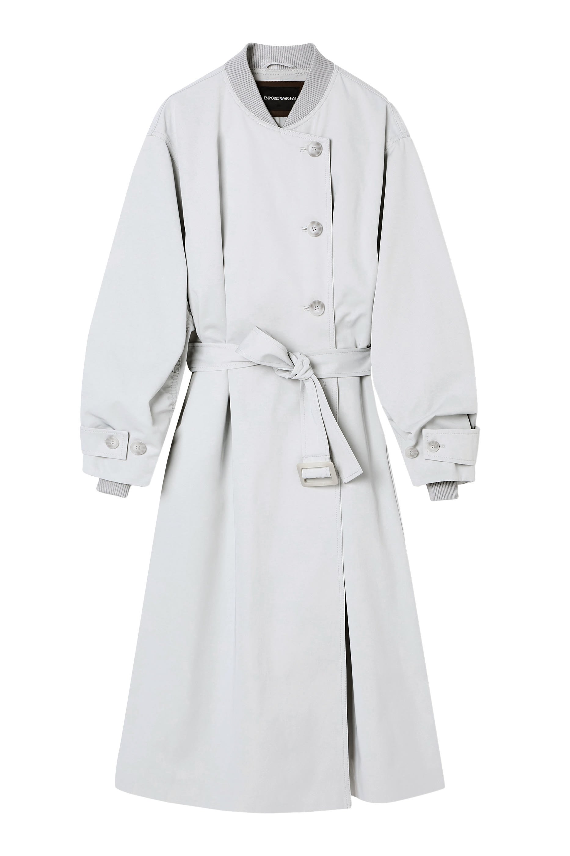Two-Piece Water-Repellent Technical Cotton Trench Coat