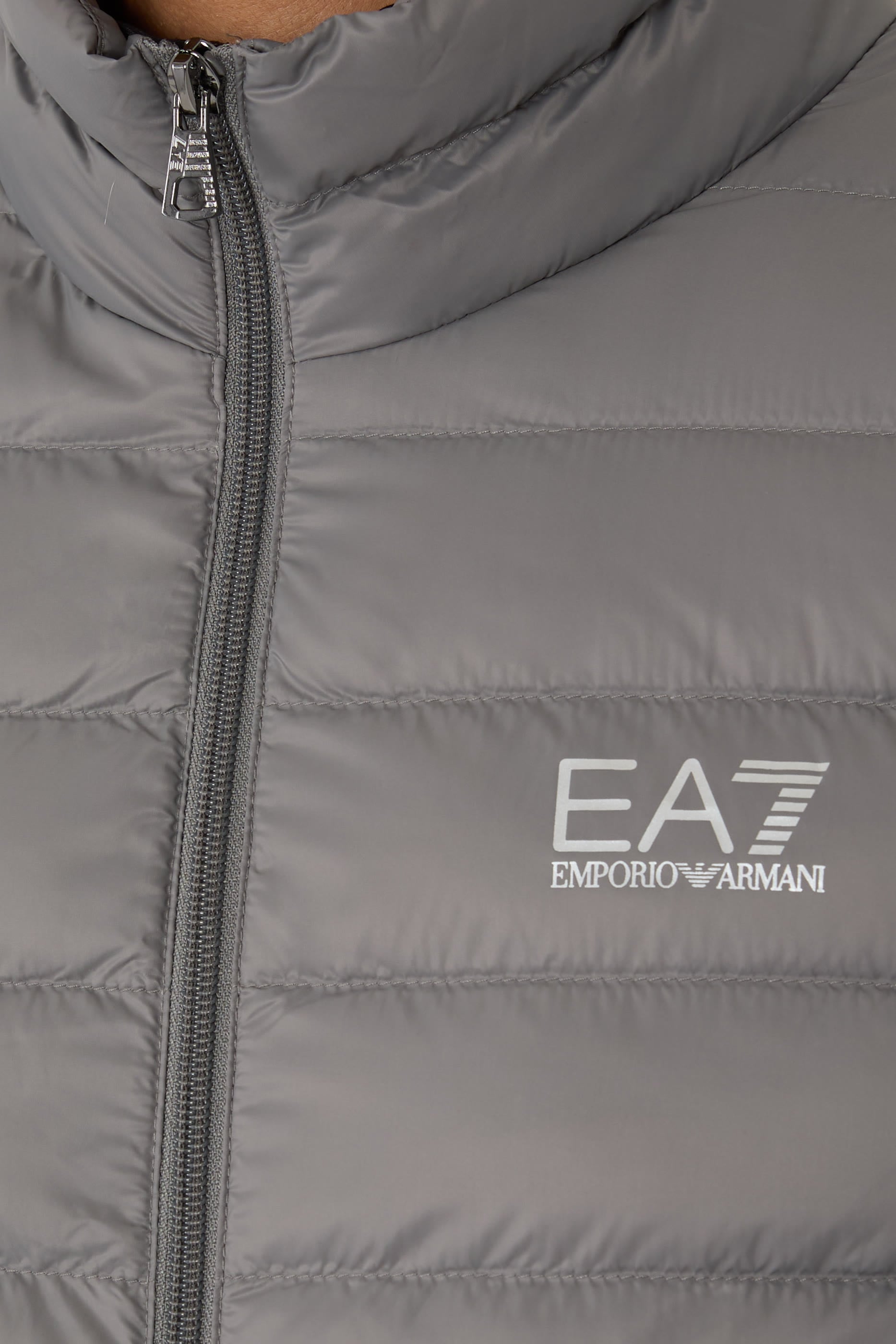 EA7 Logo Puffer Vest