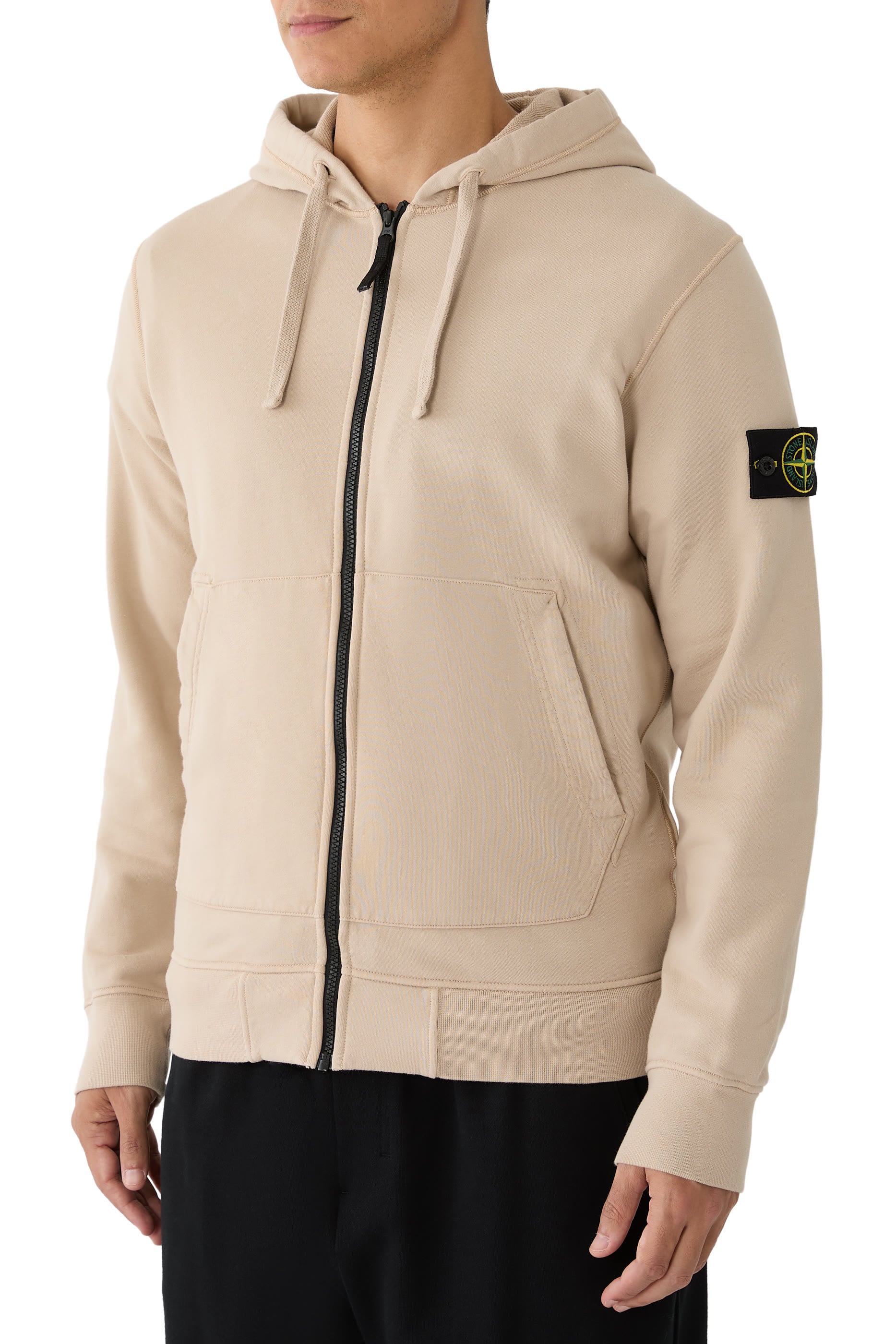 Zip-Up Hooded Sweatshirt