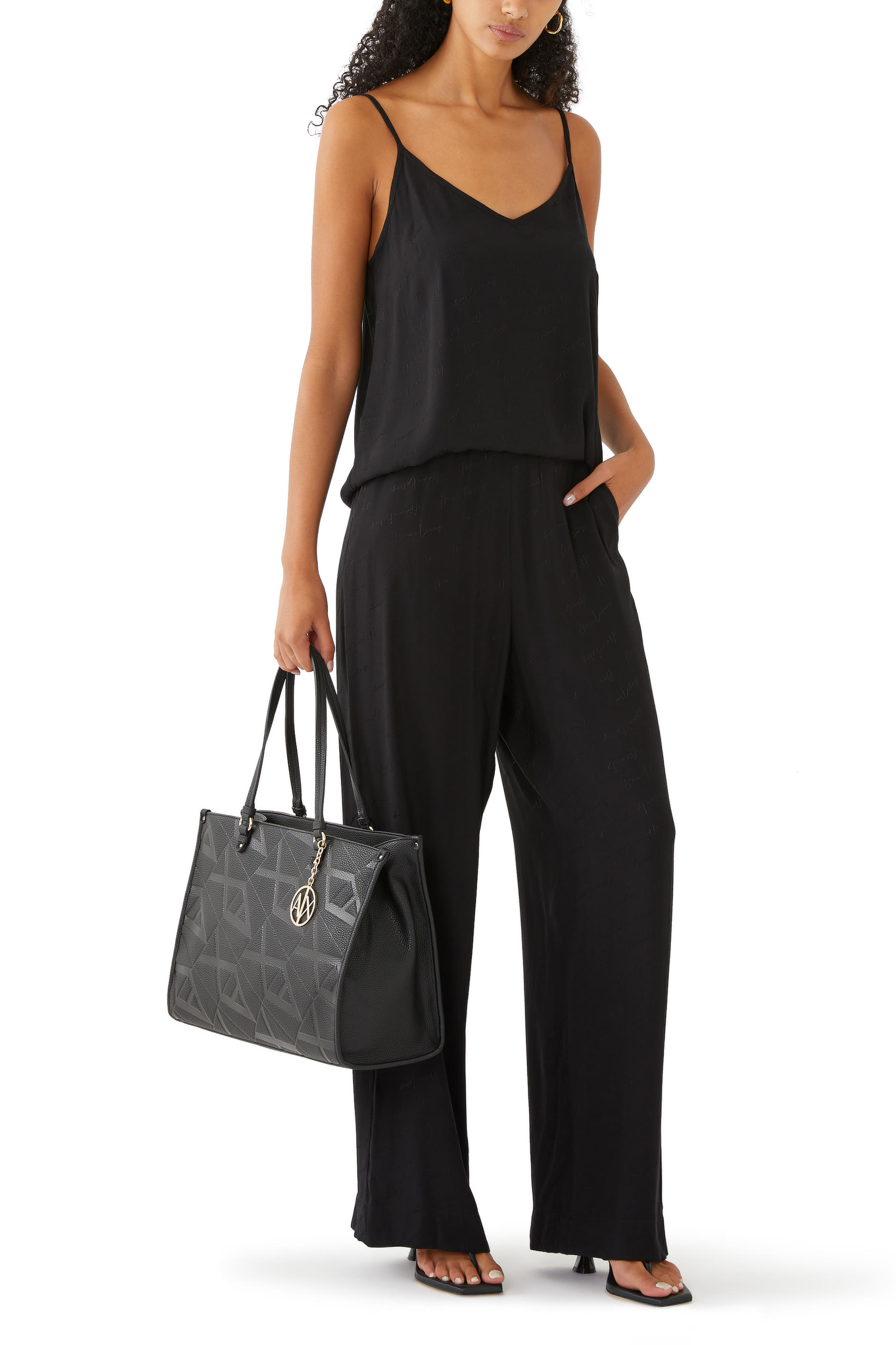 V Neck Sleeveless Top