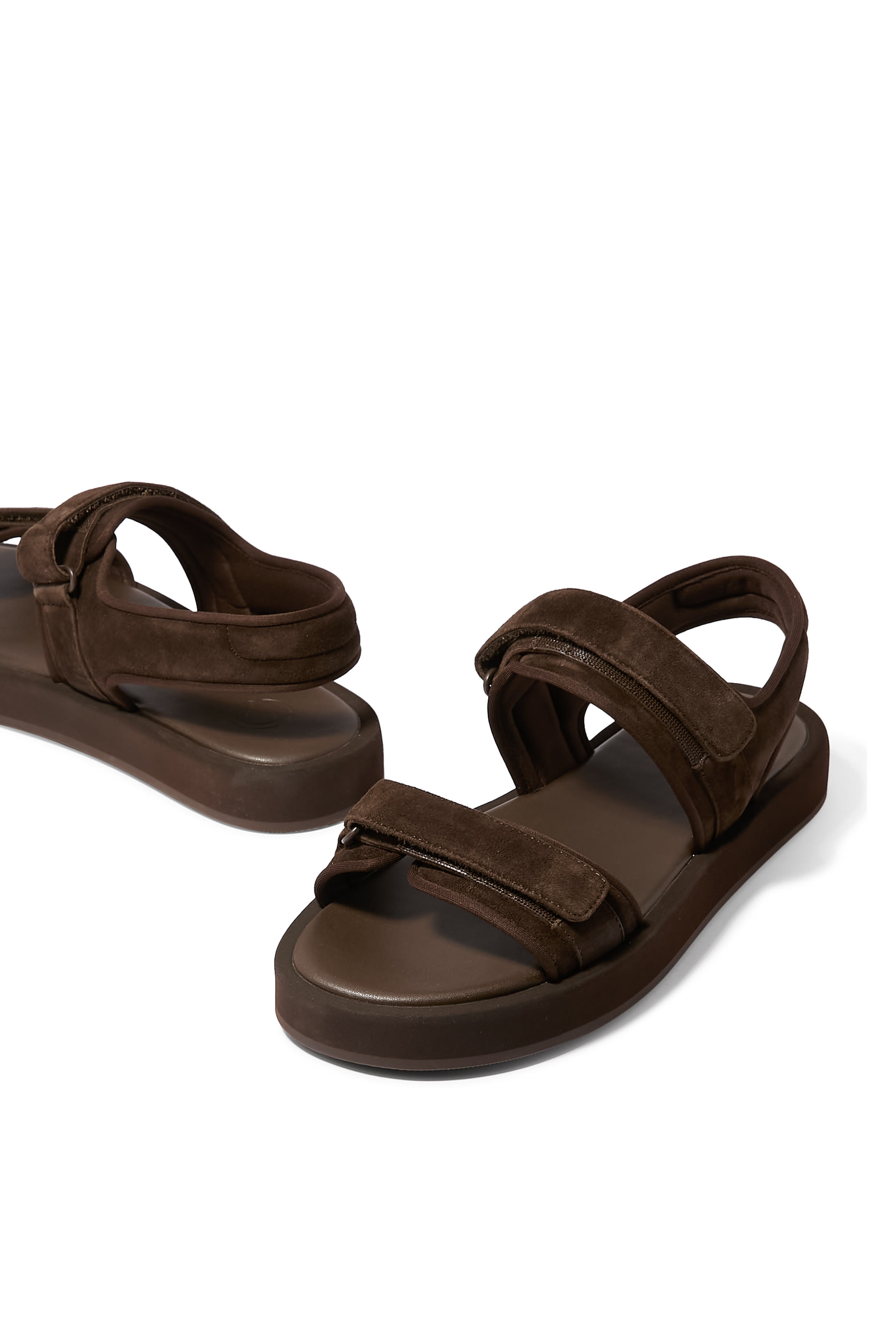 Suede Velcro Sandals