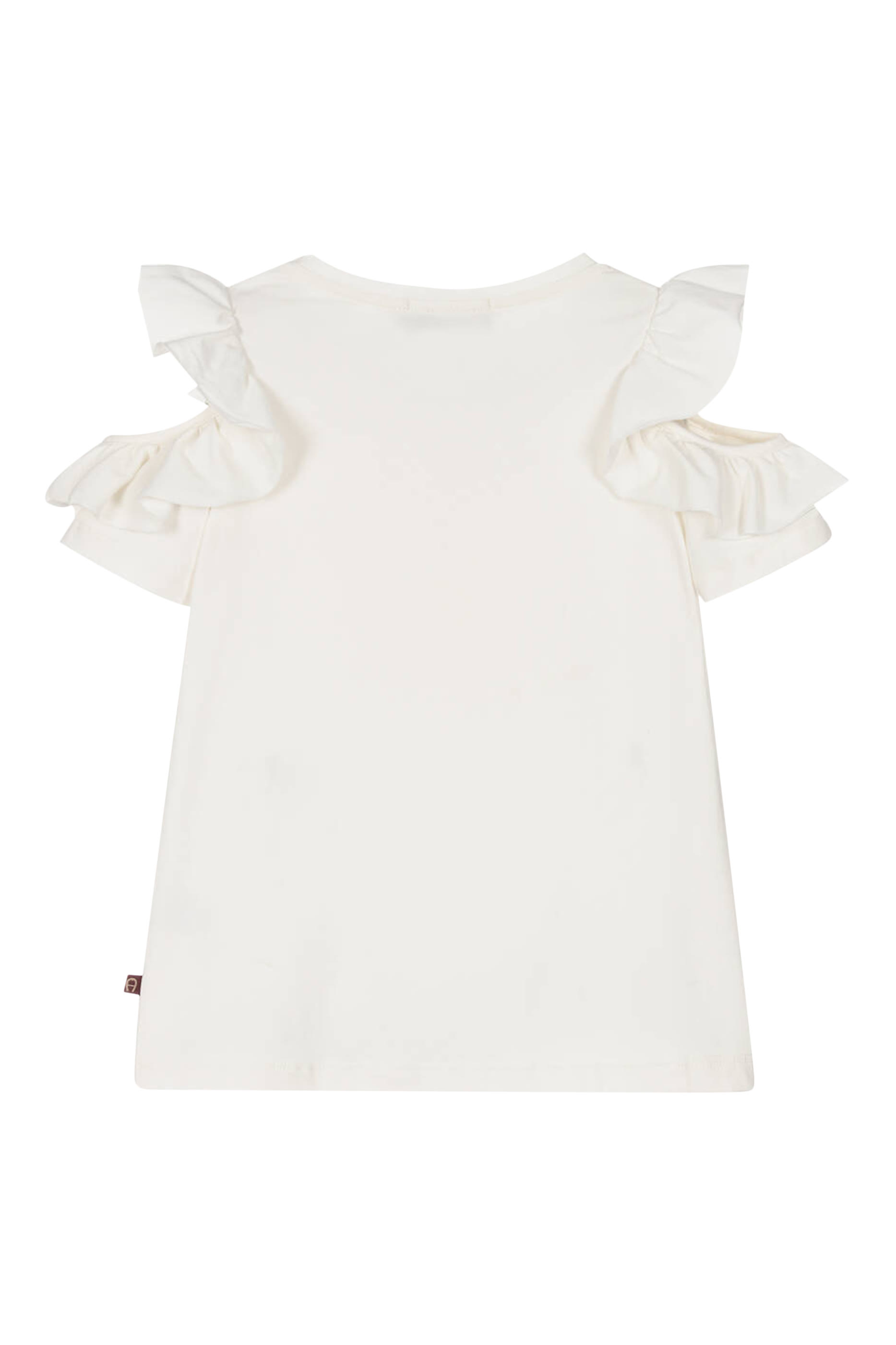 Kids Cotton Logo Print T-Shirt