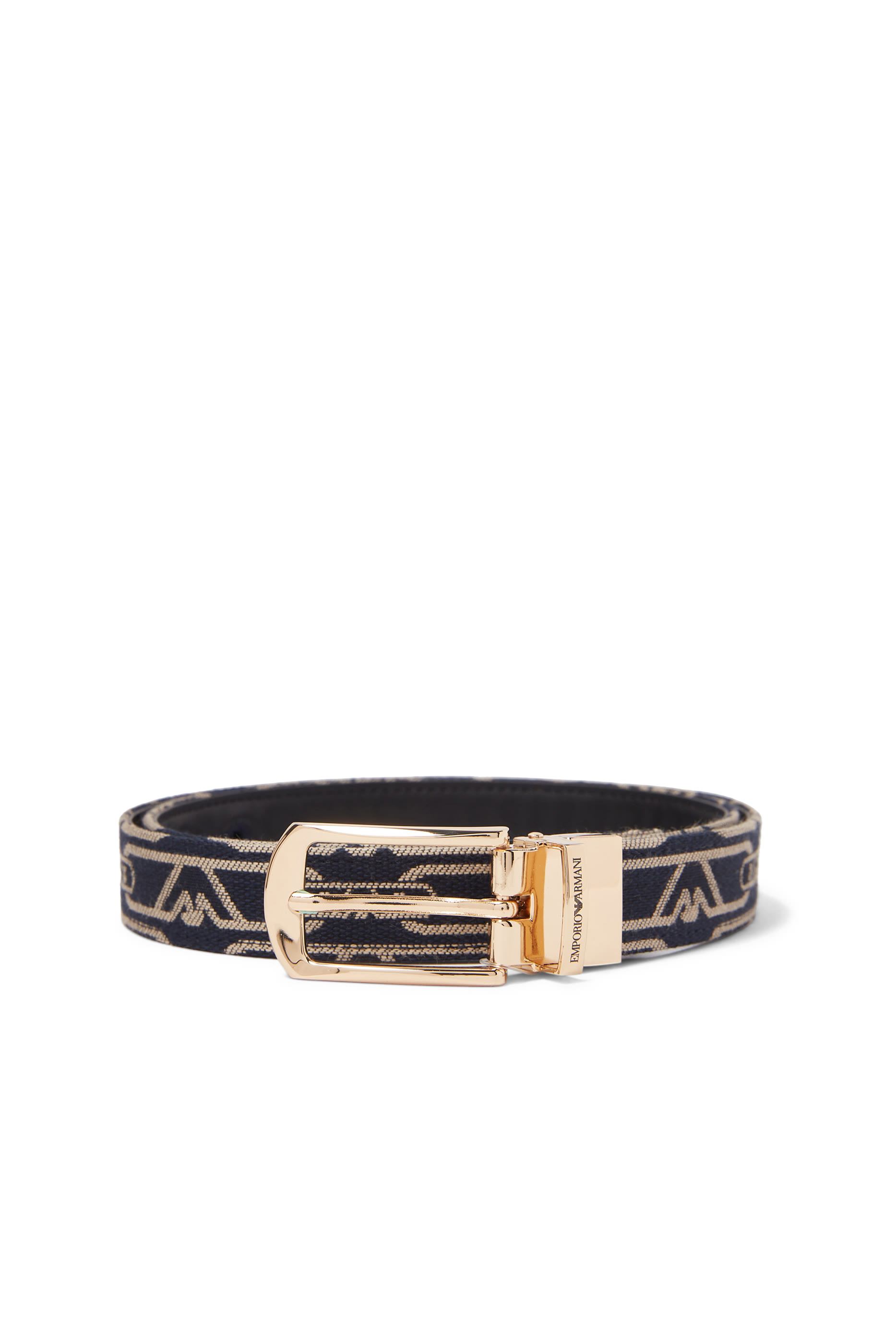 Logo Reversible Leather Belt