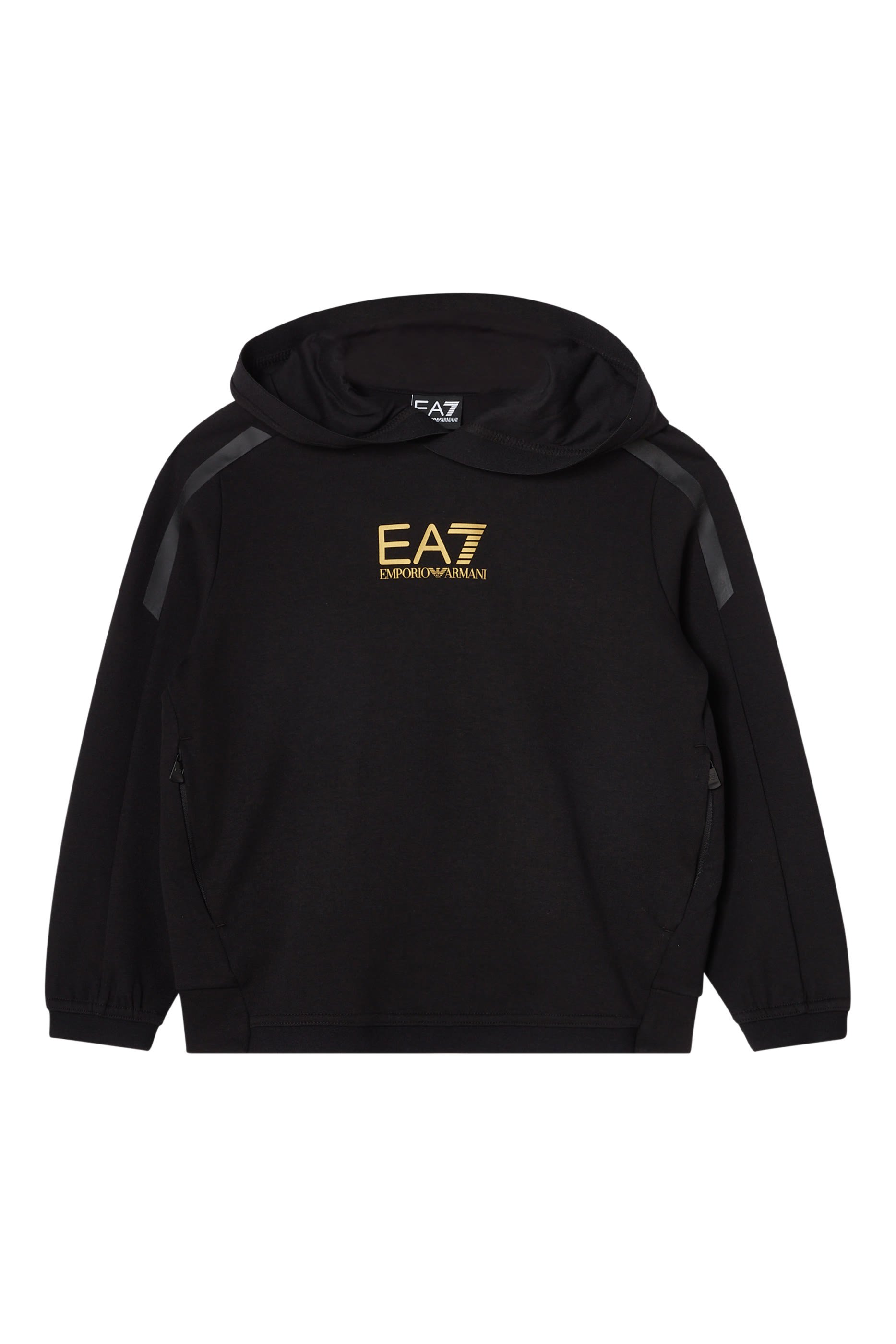 Kids EA7 Logo Hoodie