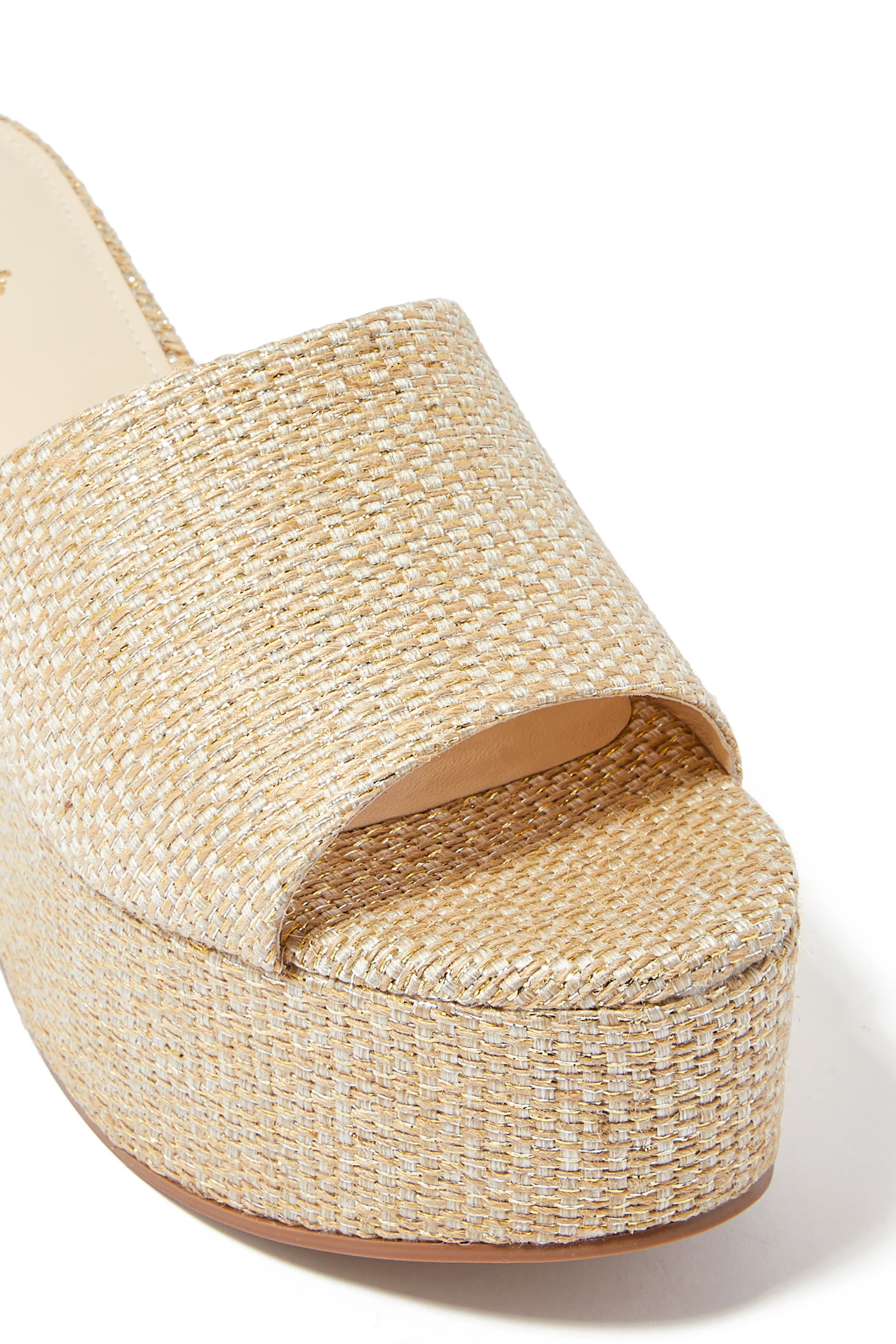 Miso 90 Raffia Platform Sandals