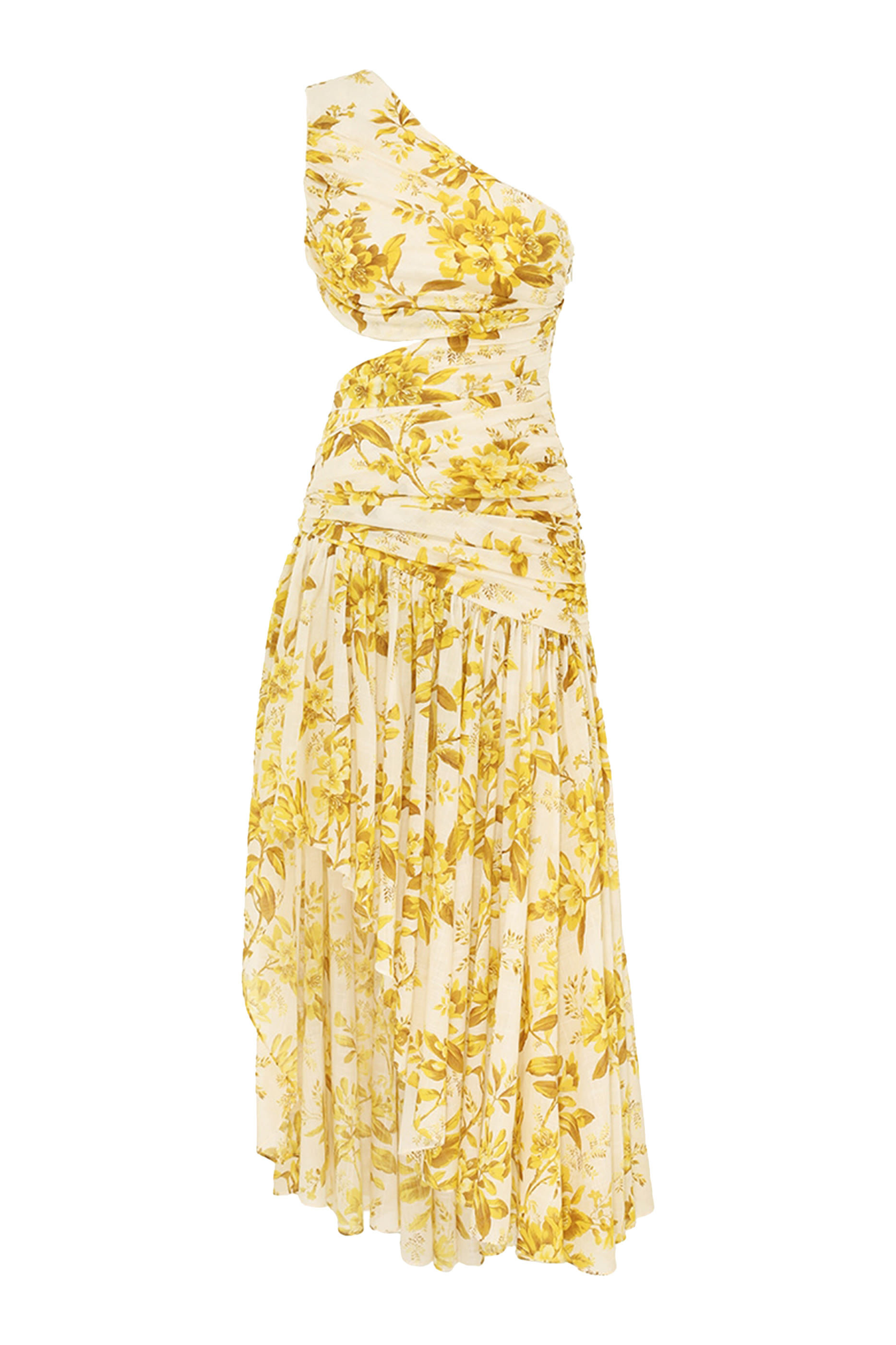 Golden Asymmetric Dress