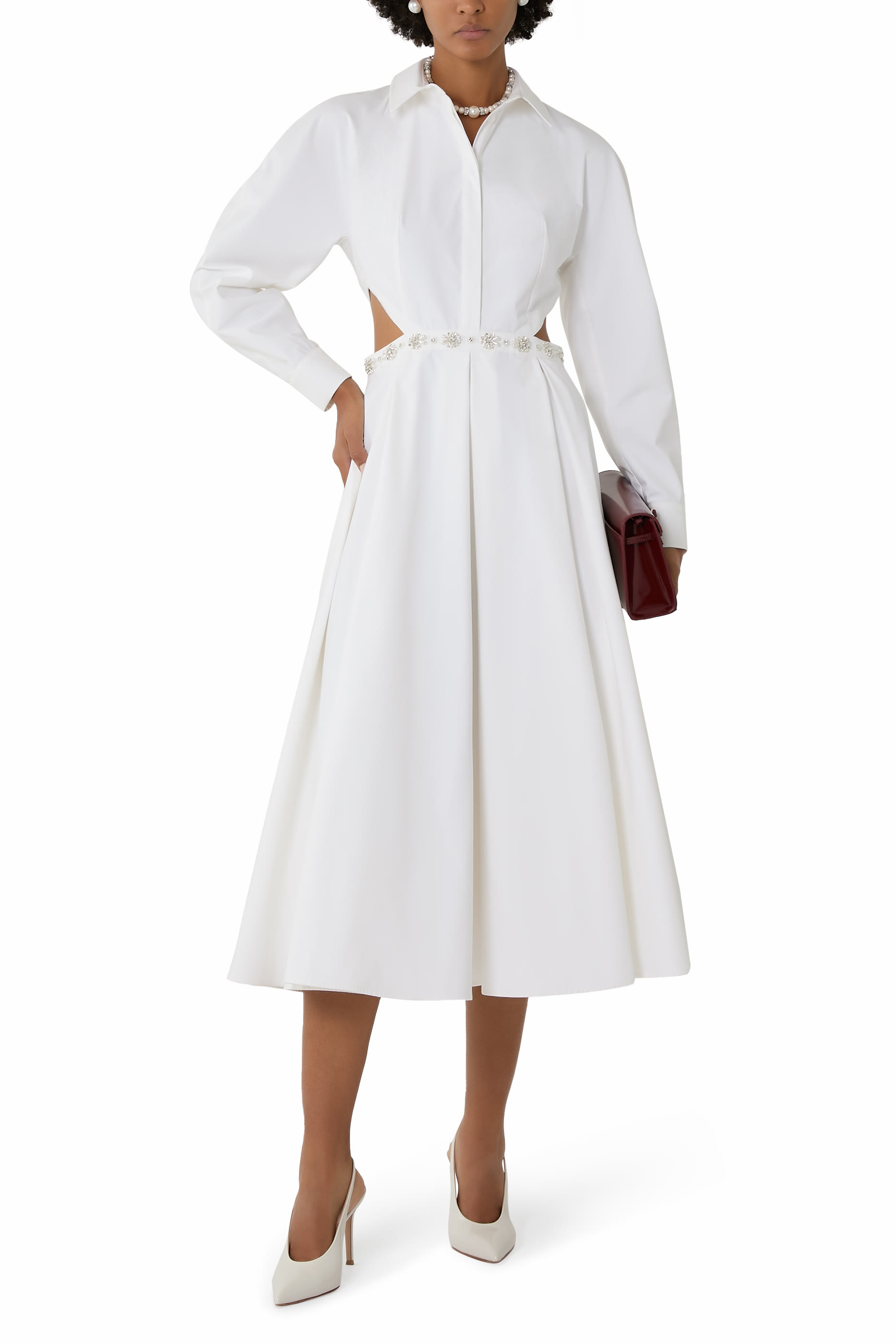 Murphy Embroidered Cotton Dress