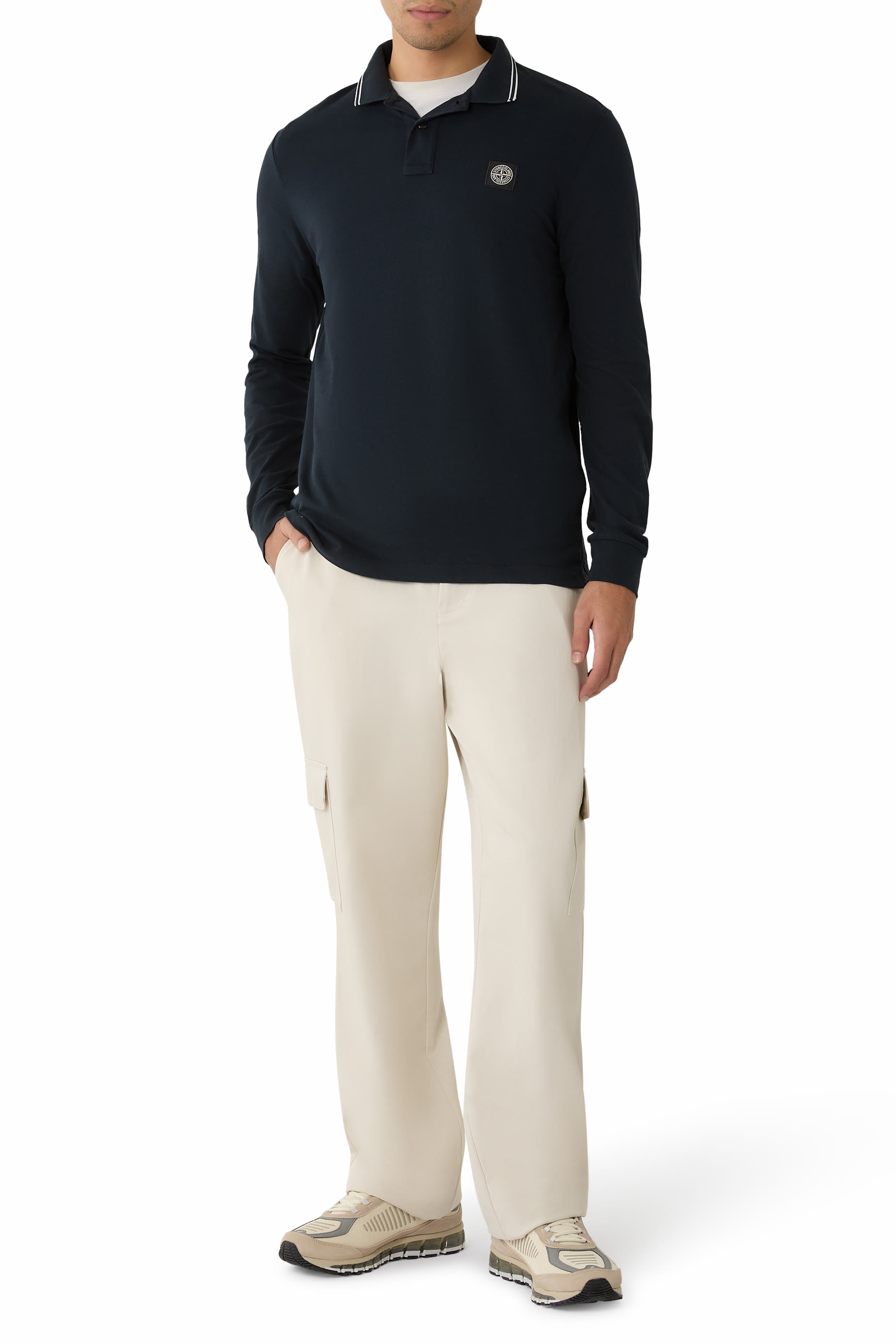 Long-Sleeve Polo Shirt
