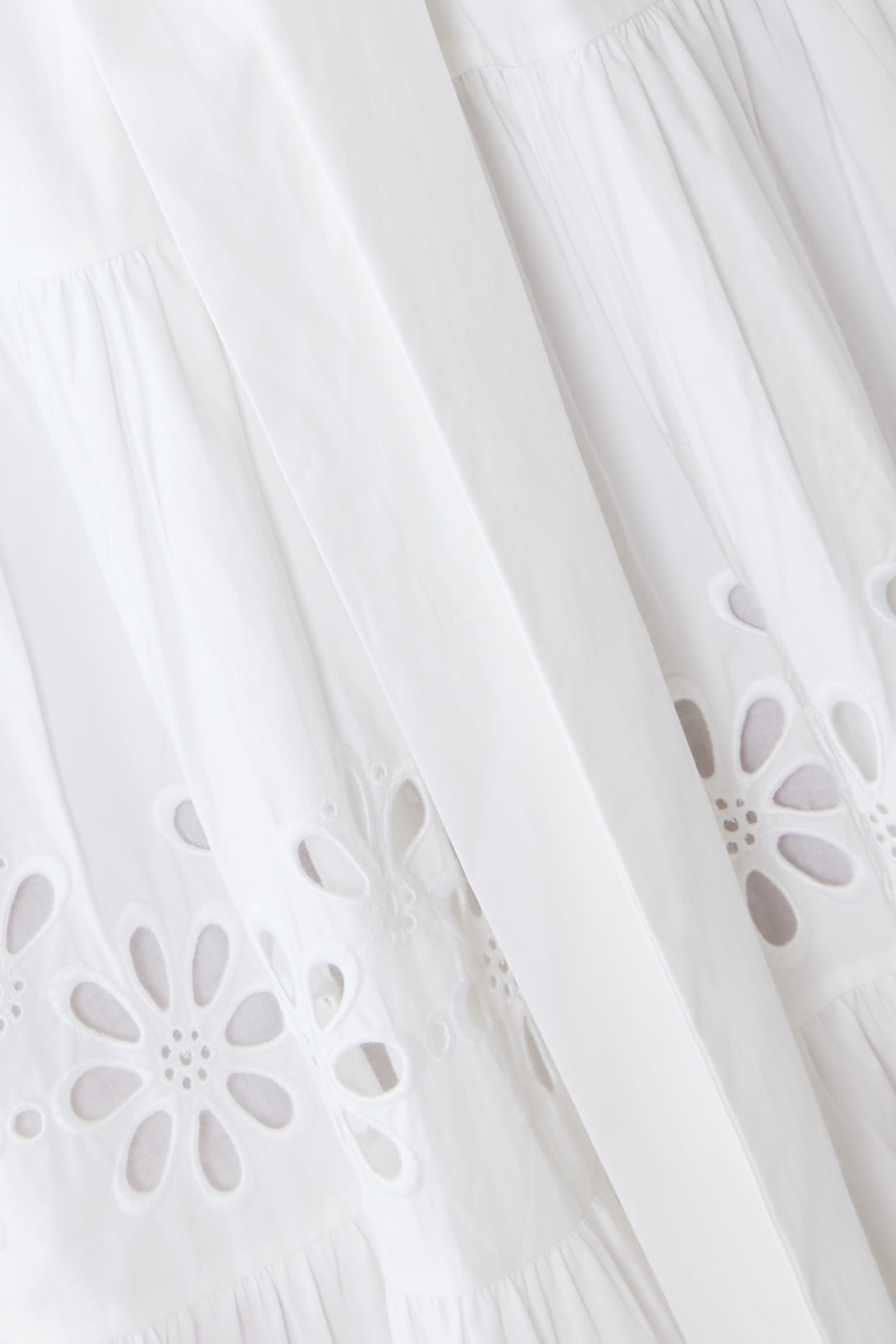 Daisy Eyelet Long Sleeve Shirt Dress