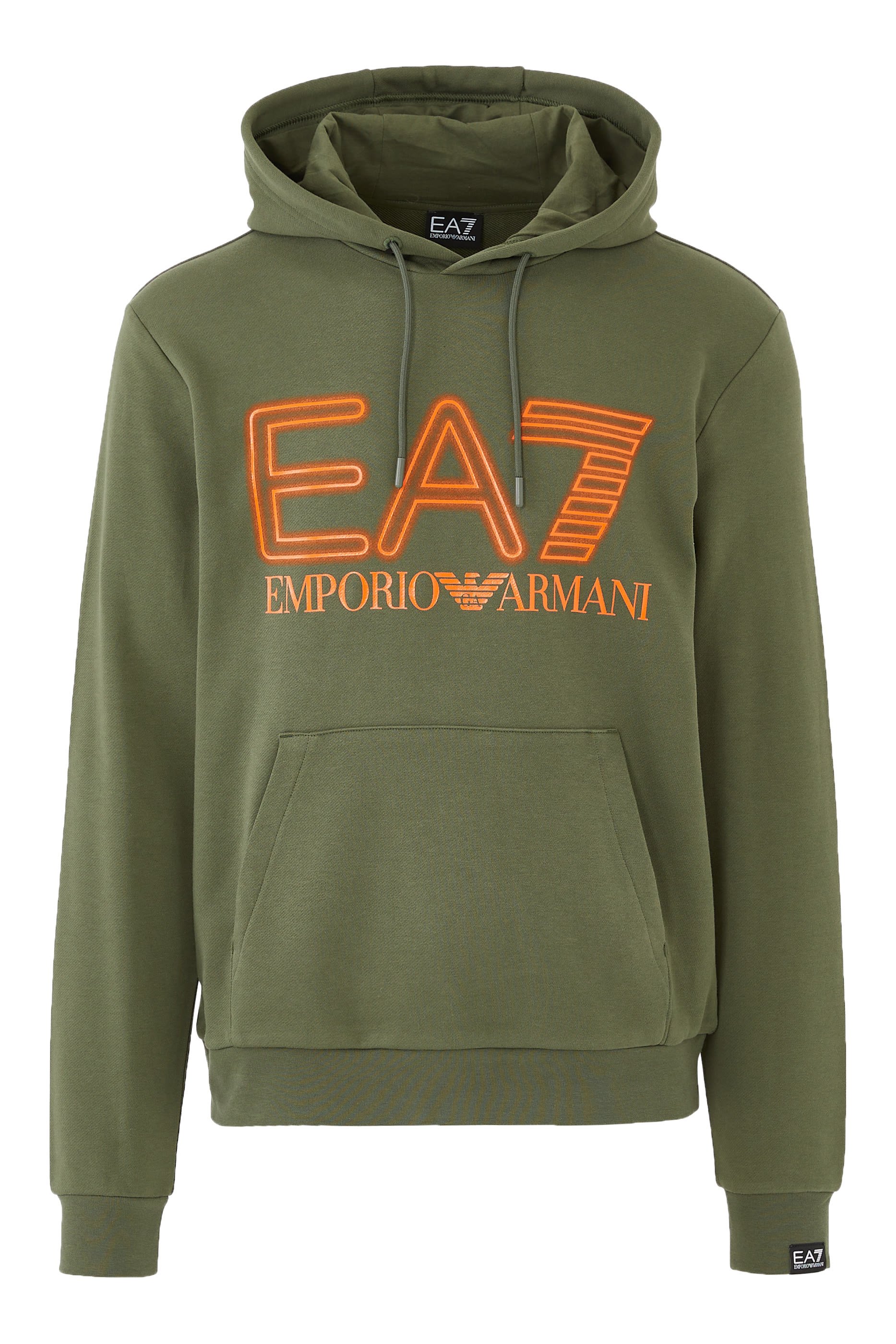 EA7 Cotton Logo Hoodie