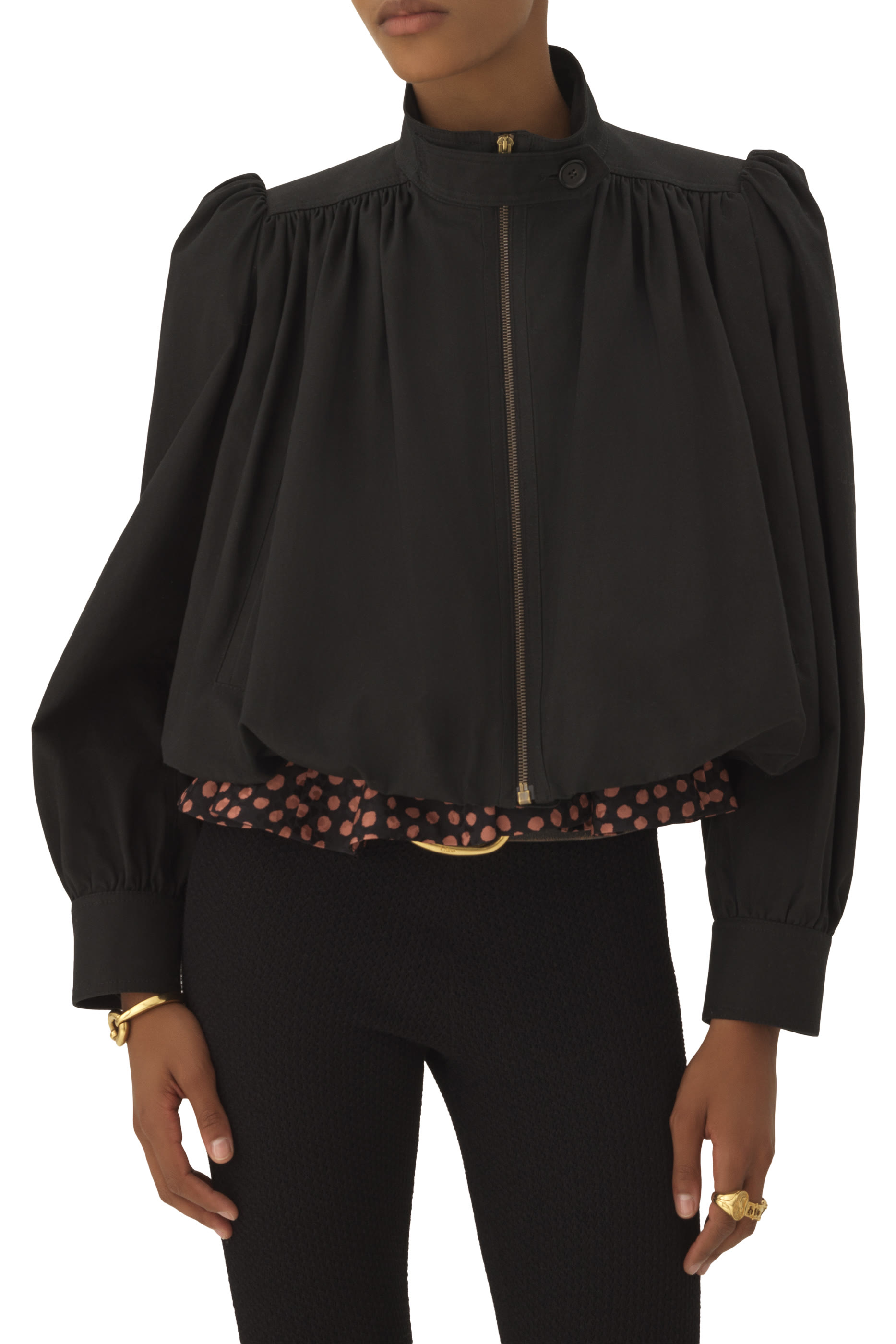 Gathered Boule Jacket