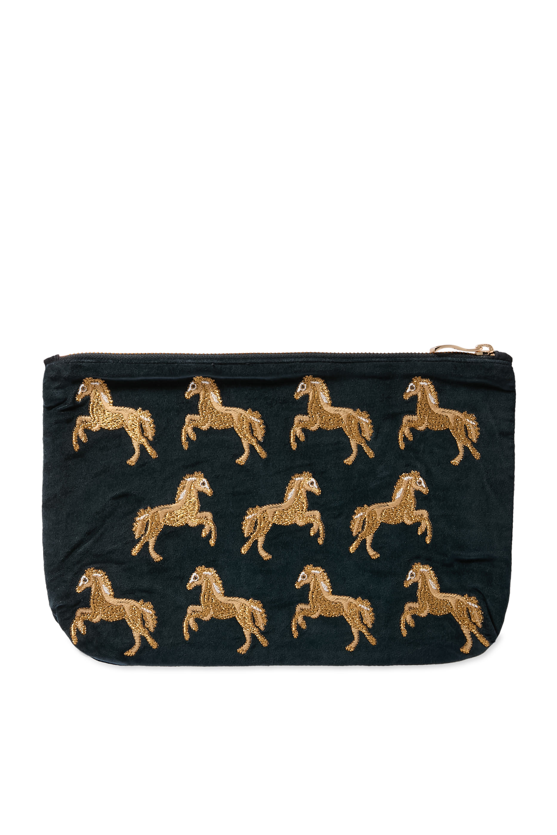 Wild Horses Velvet Everyday Pouch