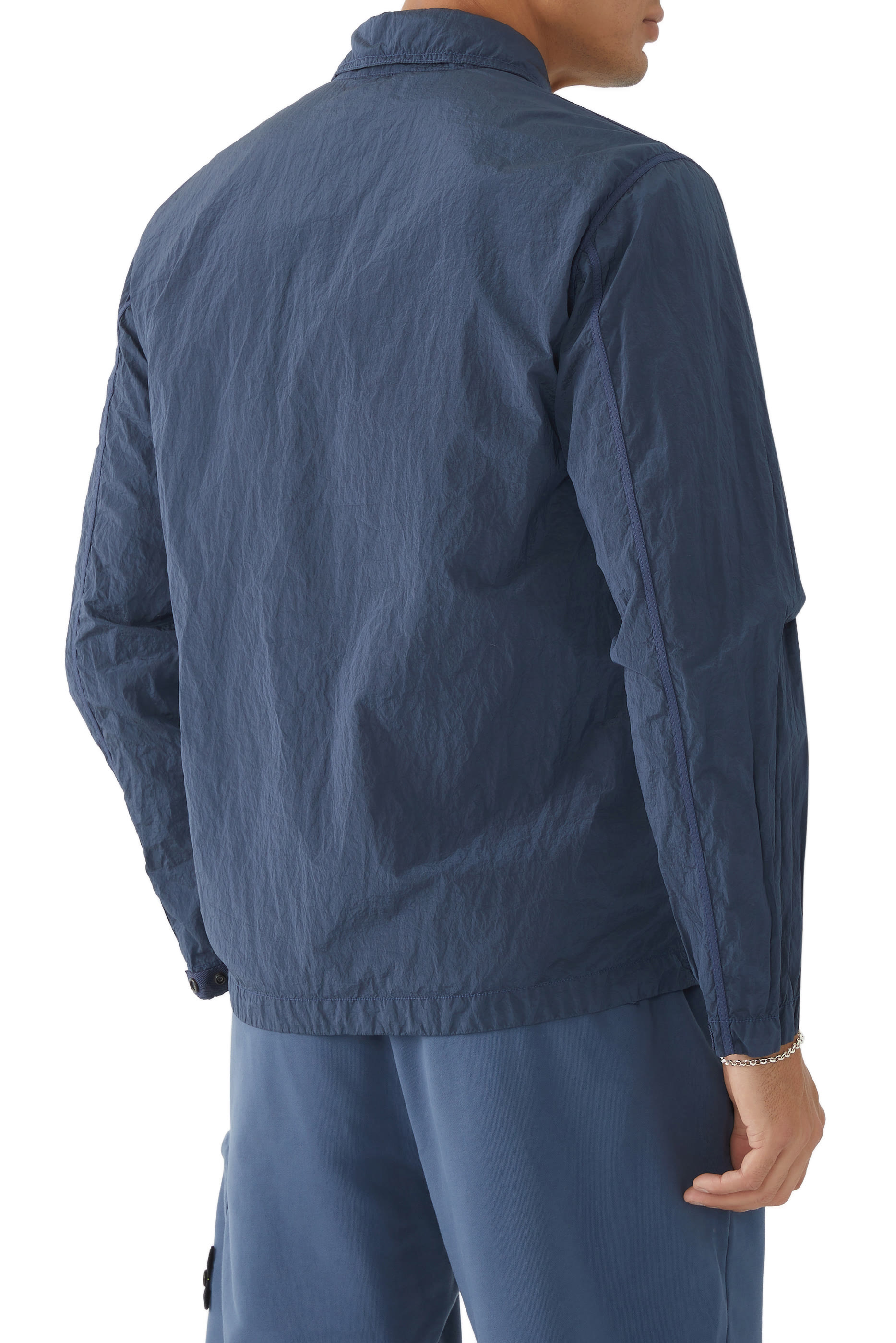 Nylon Zip Overshirt