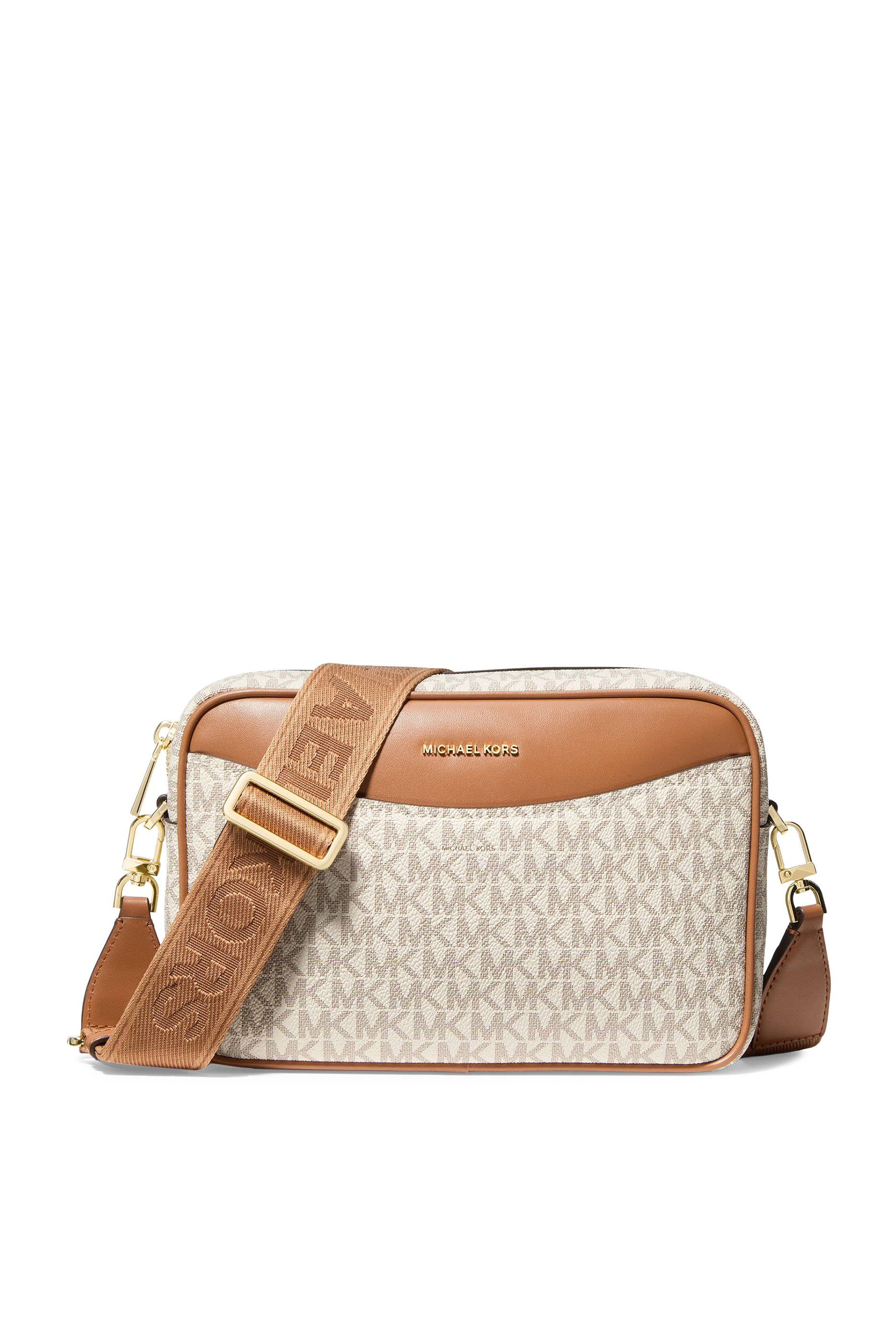 Bev Large Signature Logo Crossbody Bag