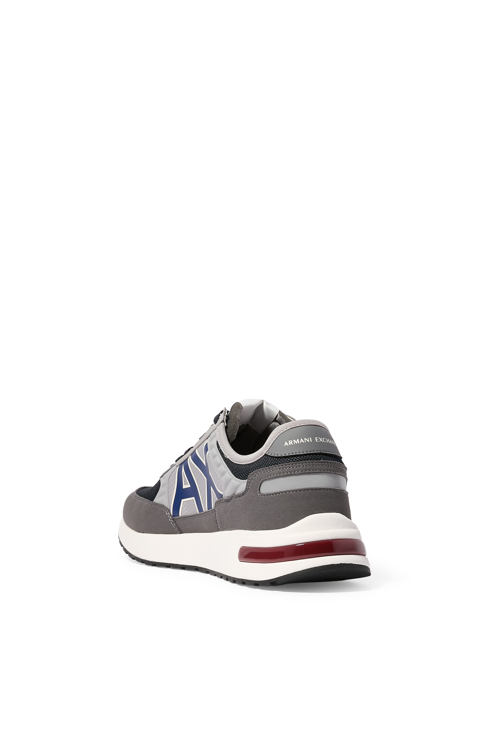  Lace Up 3D AX Logo Sneakers