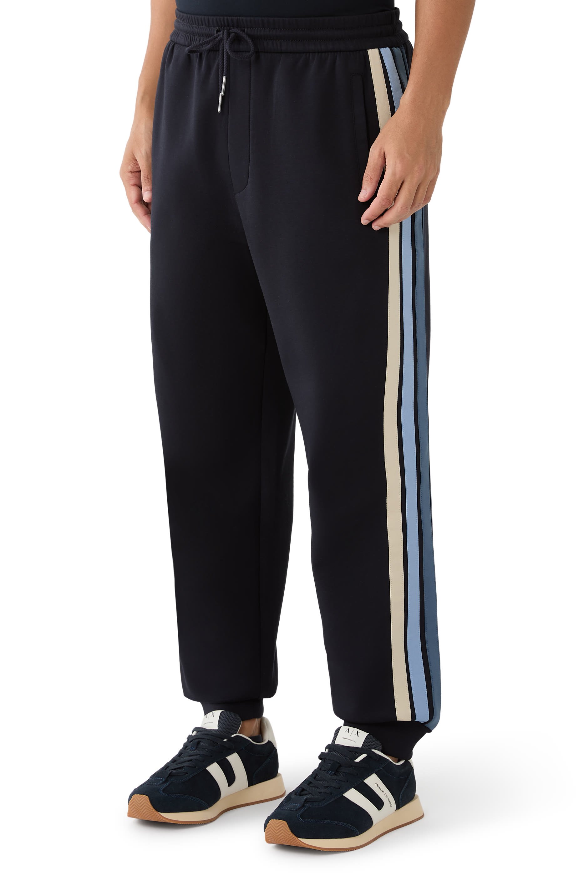 AX Logo Structured Sweatpants