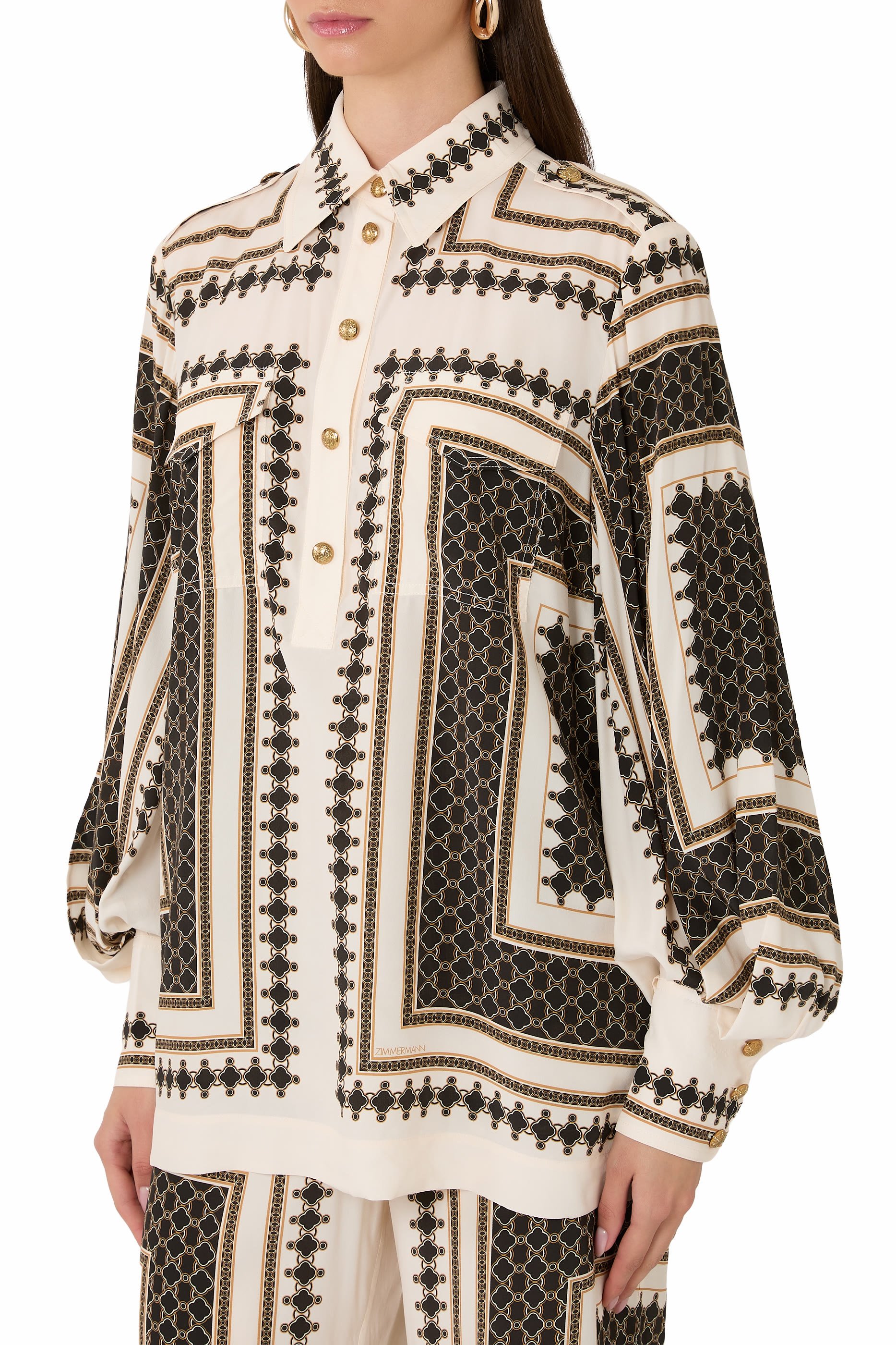 Hypnotic Pocket Blouse
