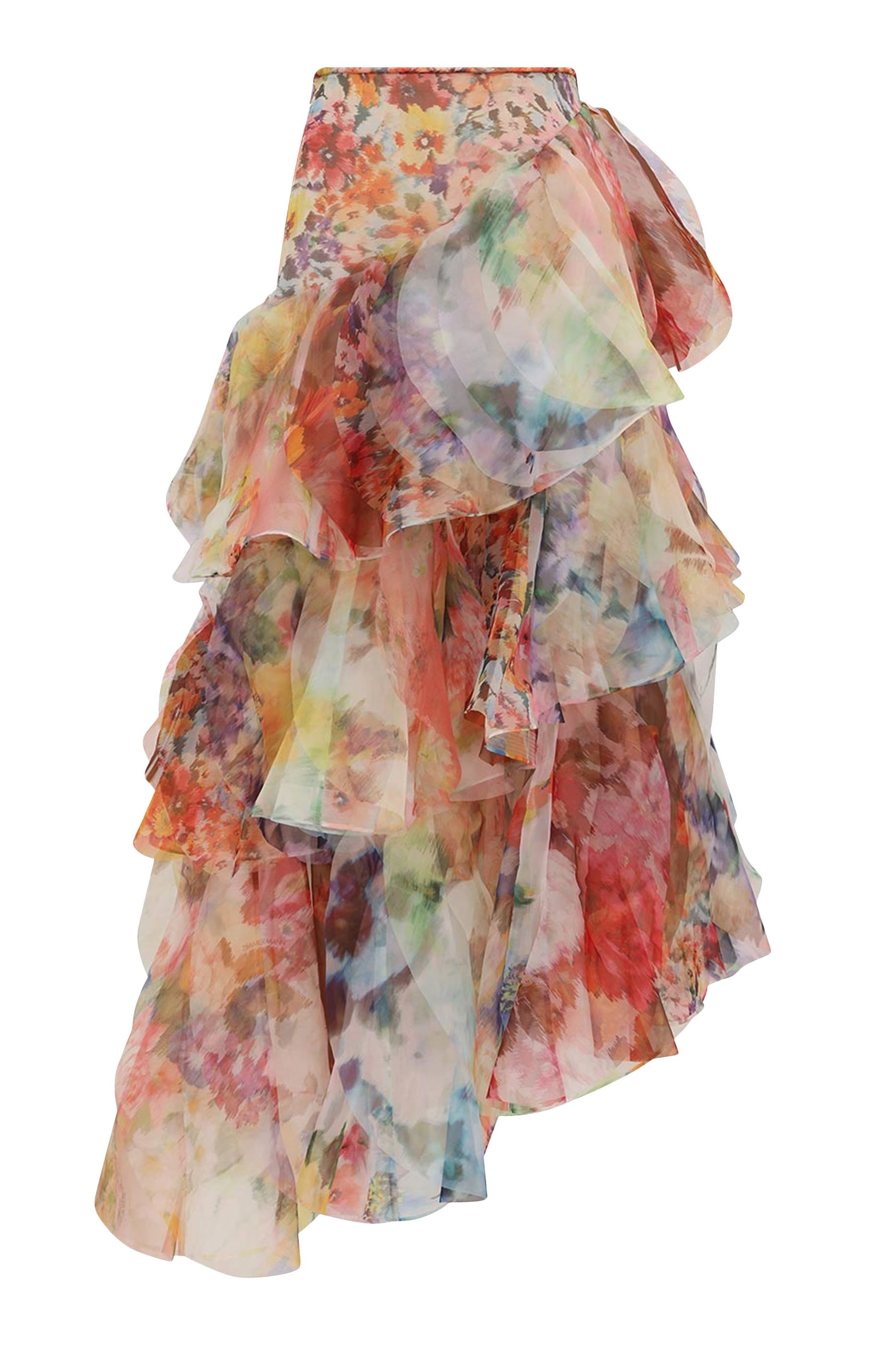 Luna Fanned Maxi Skirt