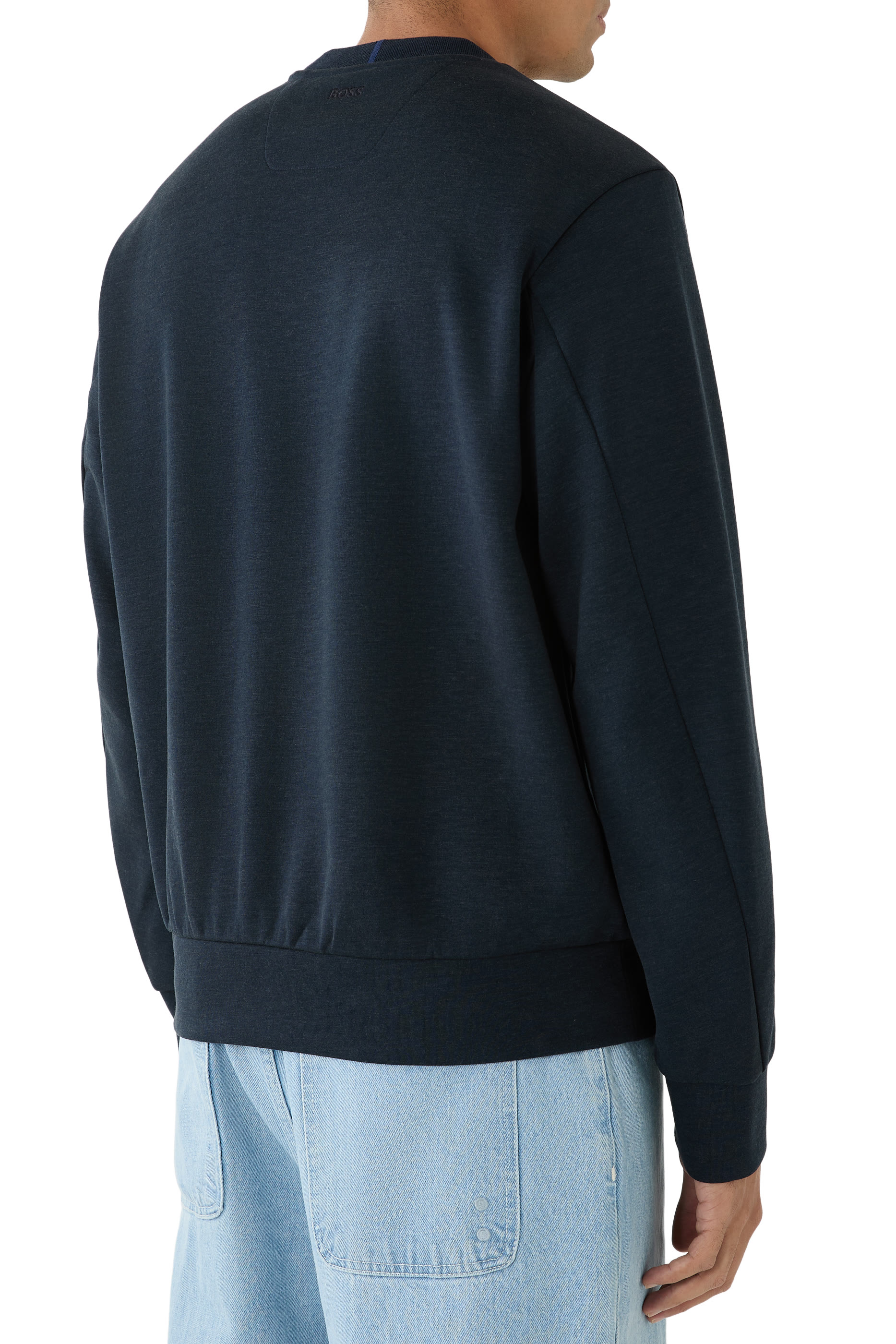 Logo Embroidered Wool Sweater