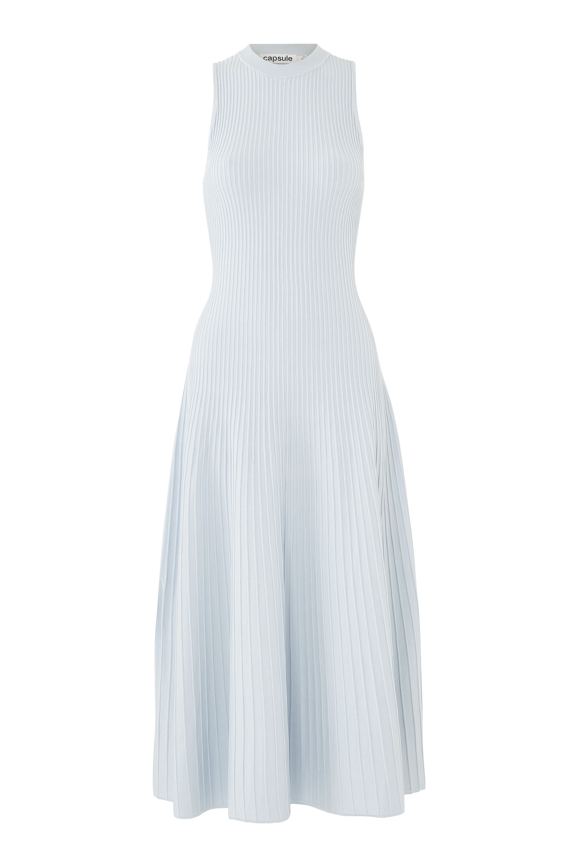 Sleeveless Mock Neck Knit Dress