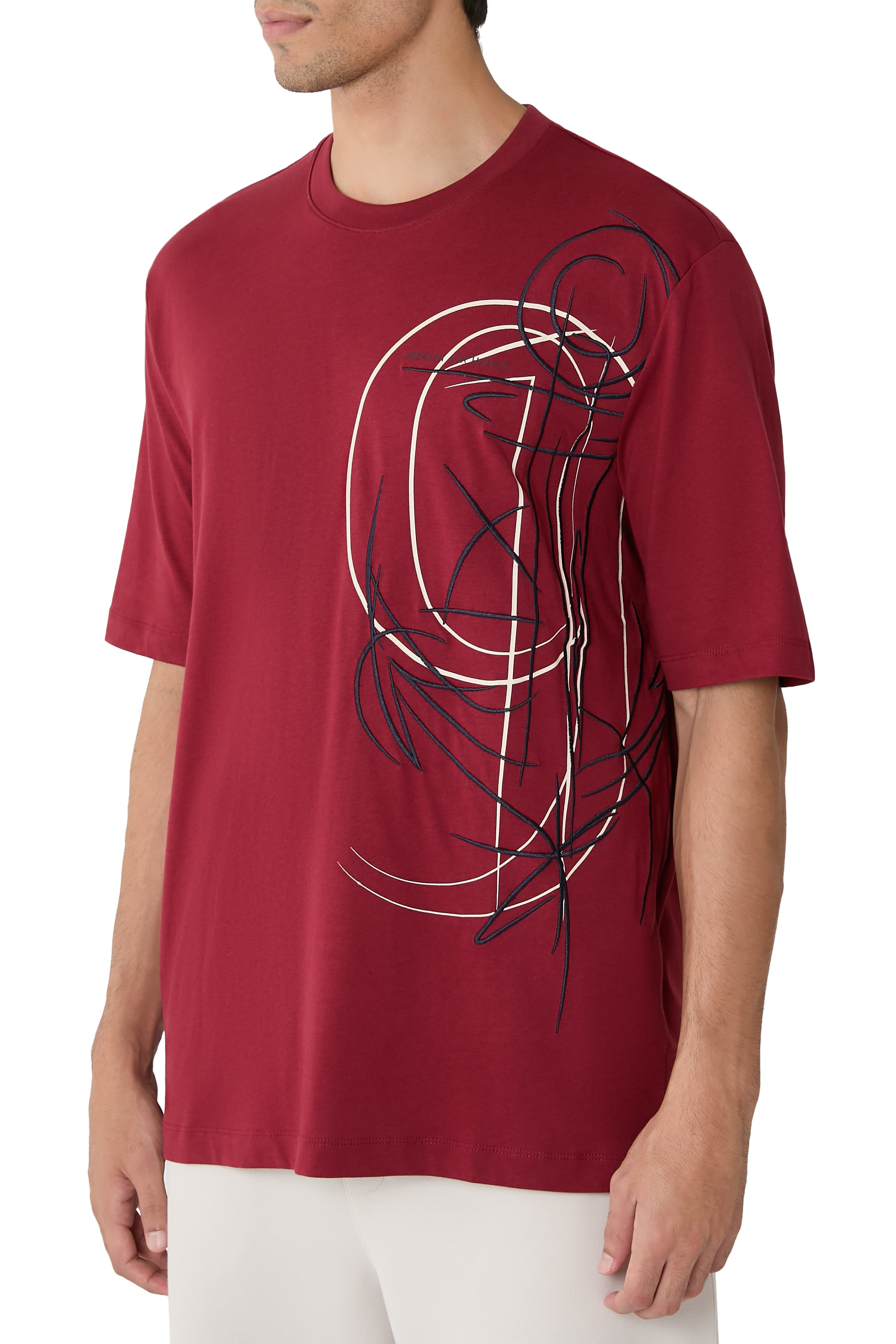 Logo Execution Side Chest Print T-Shirt