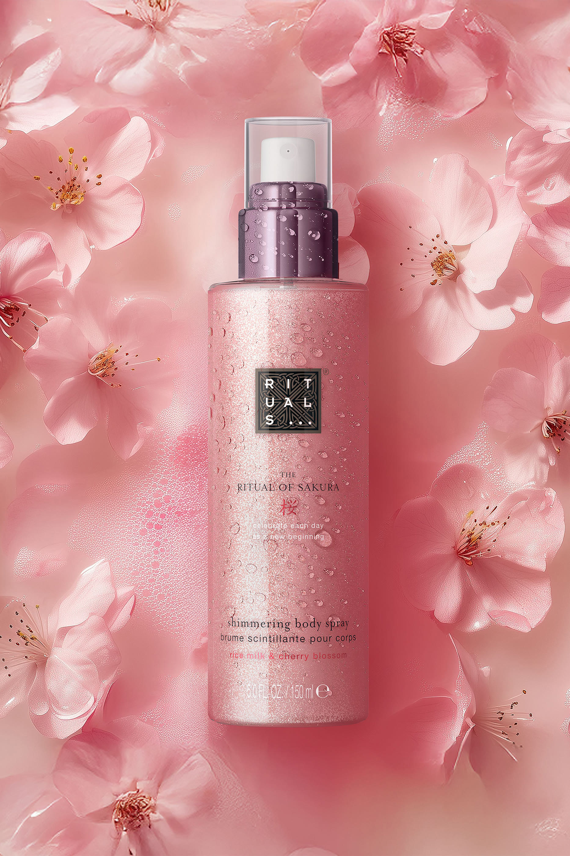 The Ritual of Sakura Shimmering Body Spray