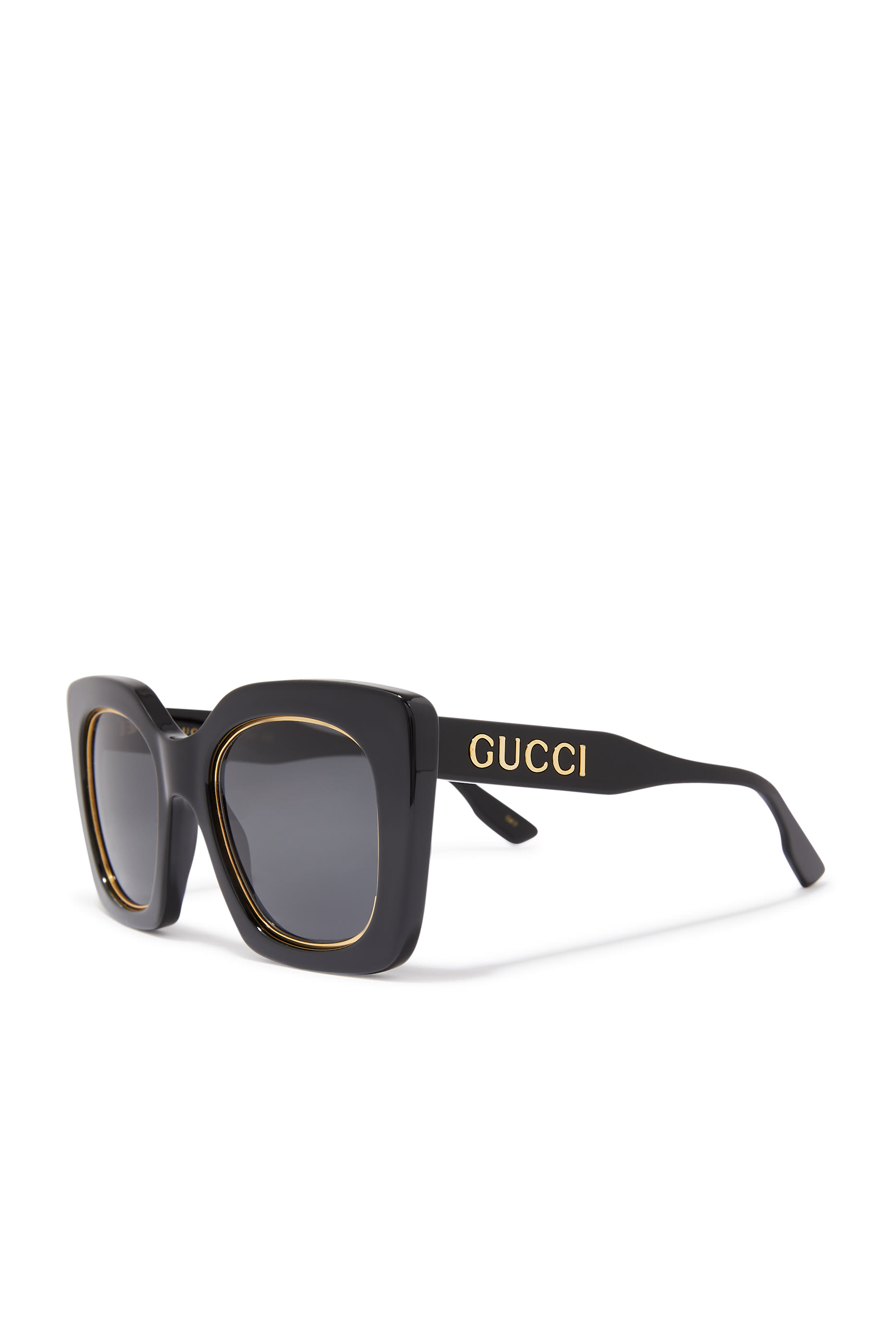 Oversized Square-Frame Sunglasses