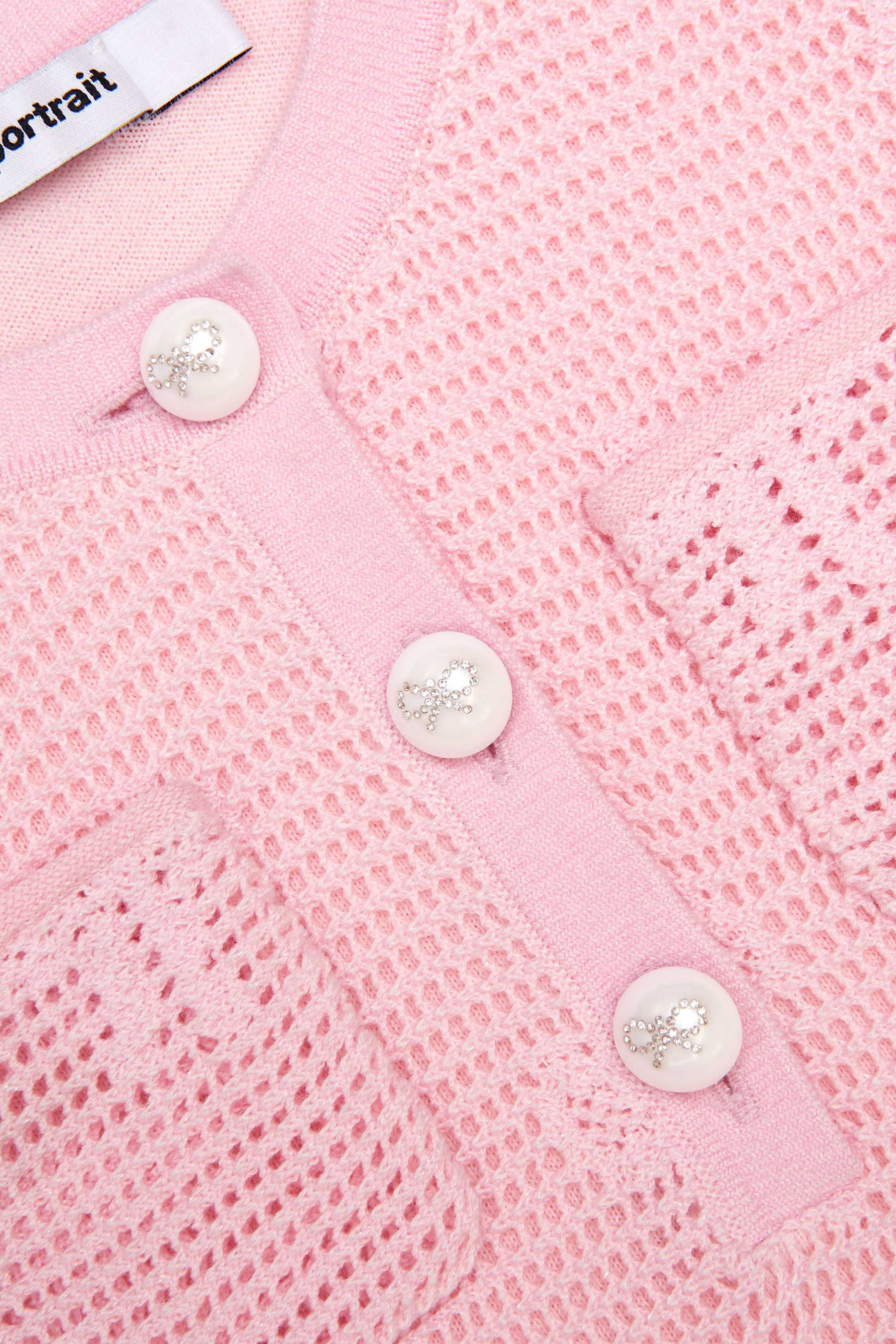 Kids Bow Crochet Knit Dress