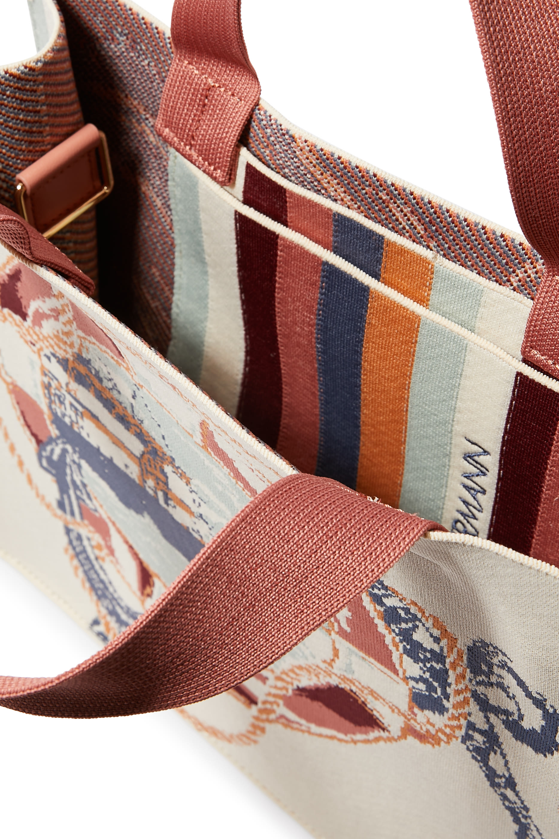 Medium Jacquard Tote Bag