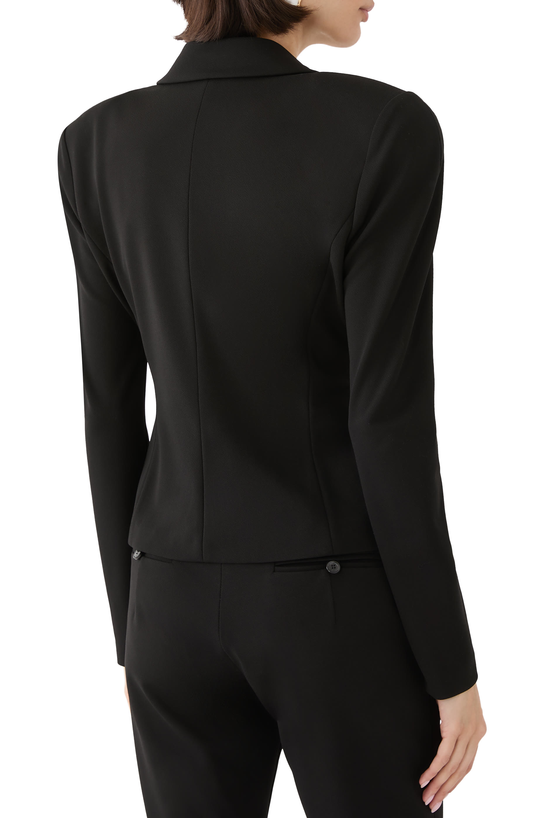Fitted Single-Button Blazer 