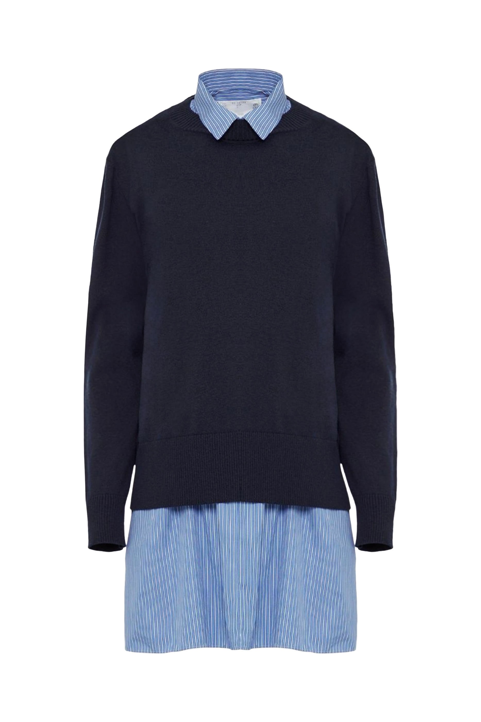 Hybrid Cotton Knit Shirt Dress