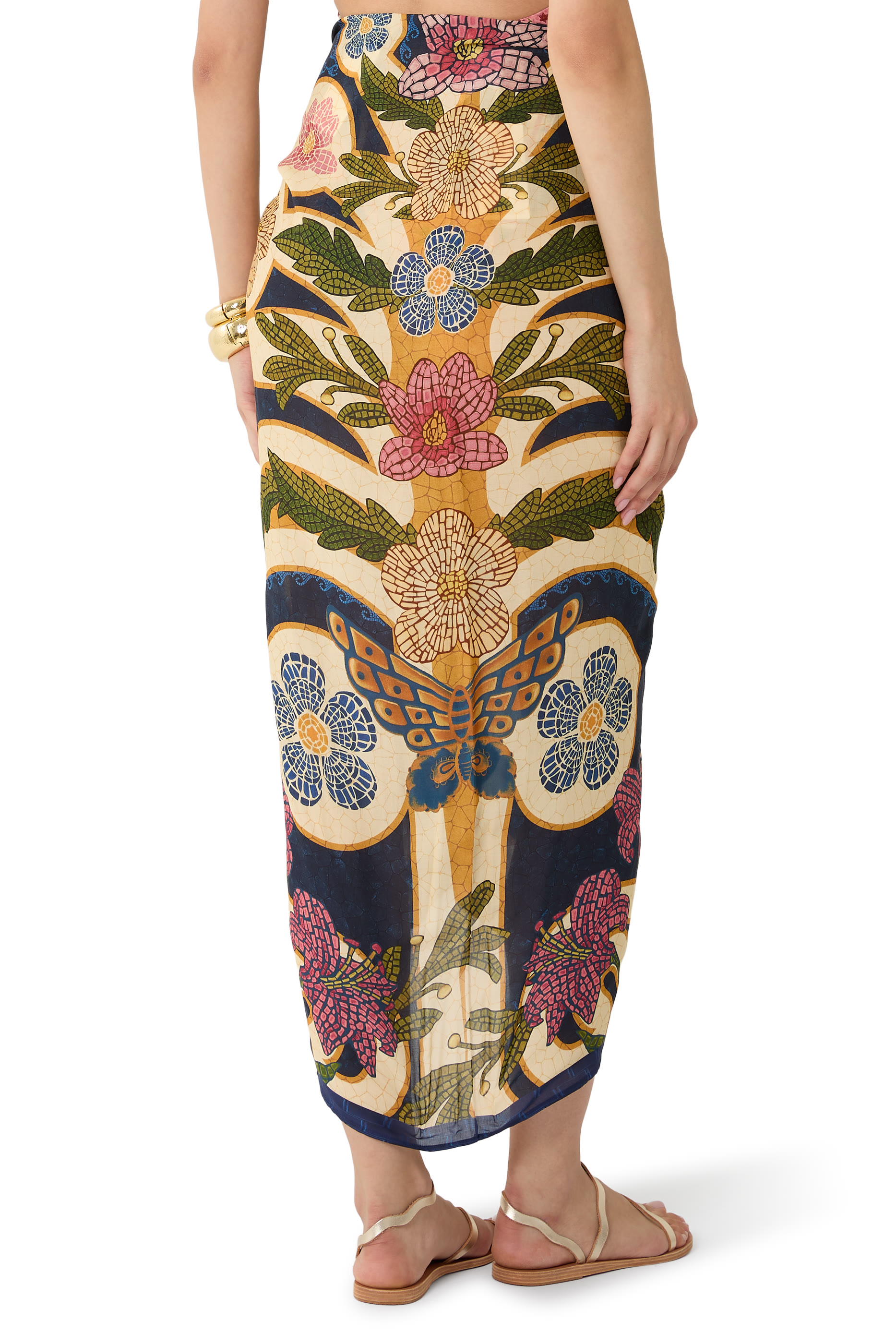 Marine Pareo Cover Up 