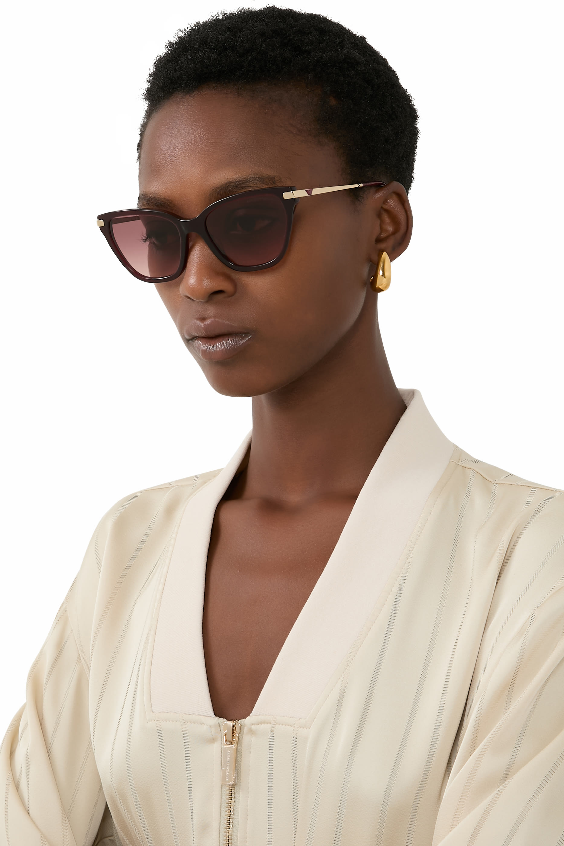 Logo Cat-Eye Sunglasses