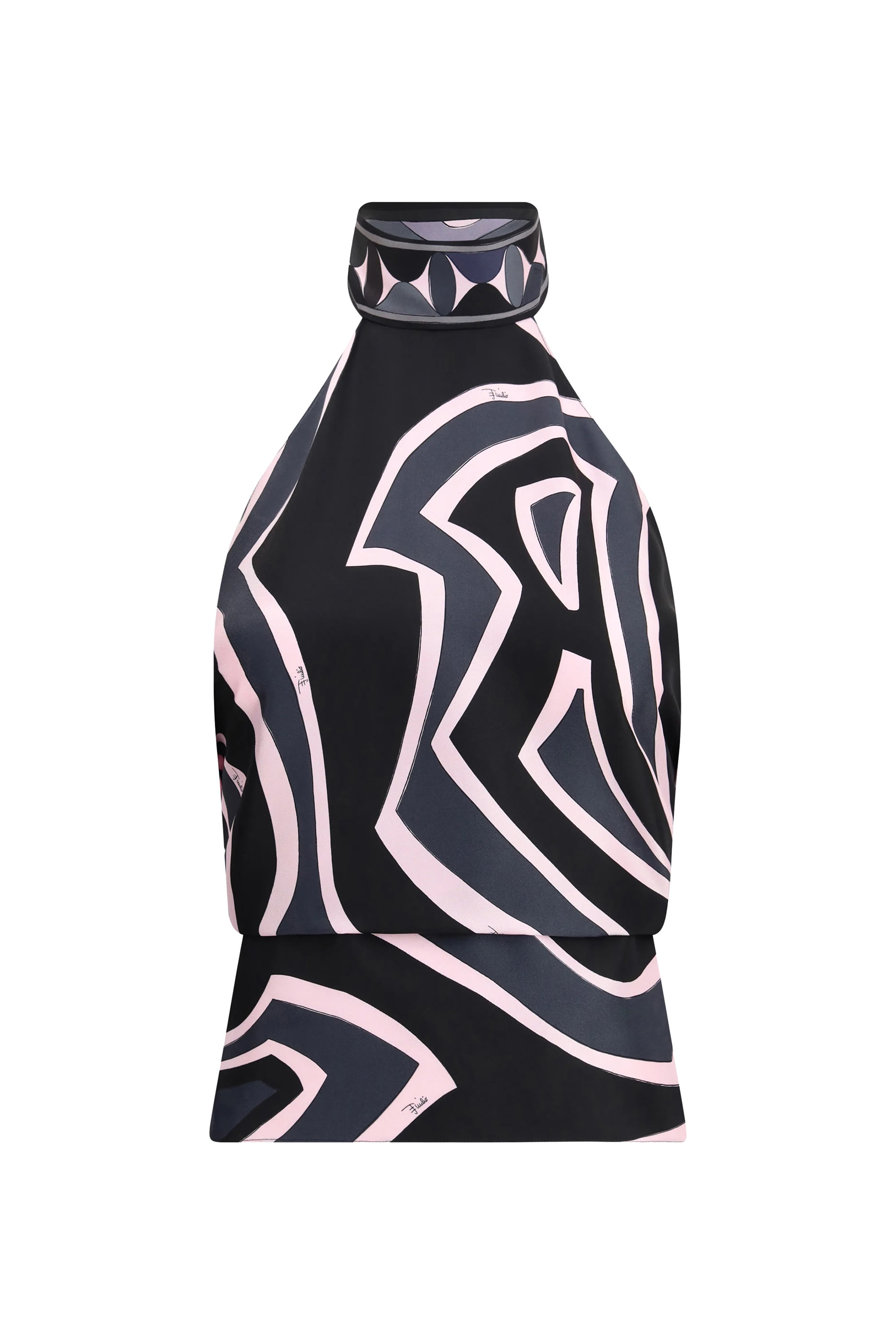 Labirinto Print Sleeveless Top