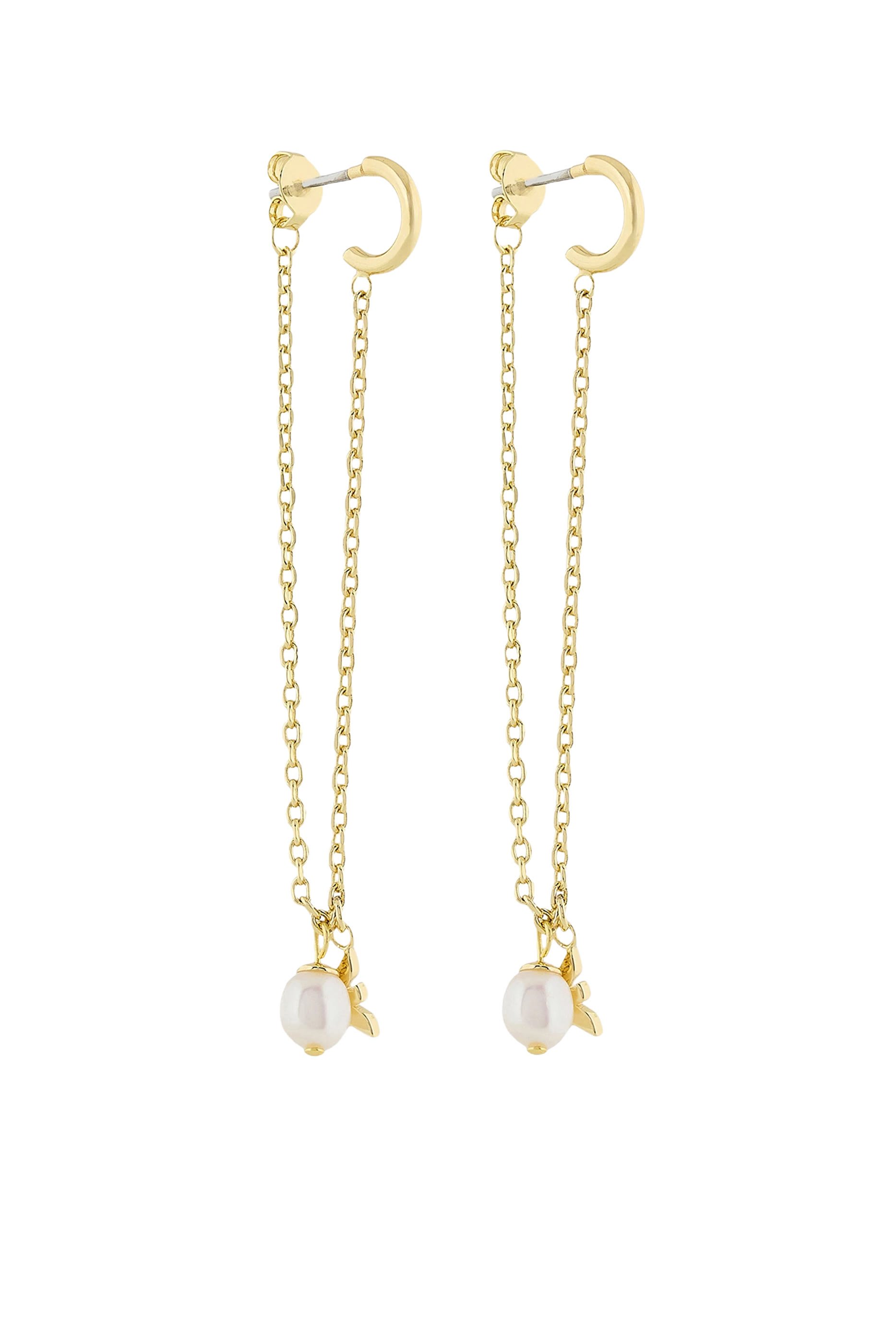 Drop Earrings in Brass