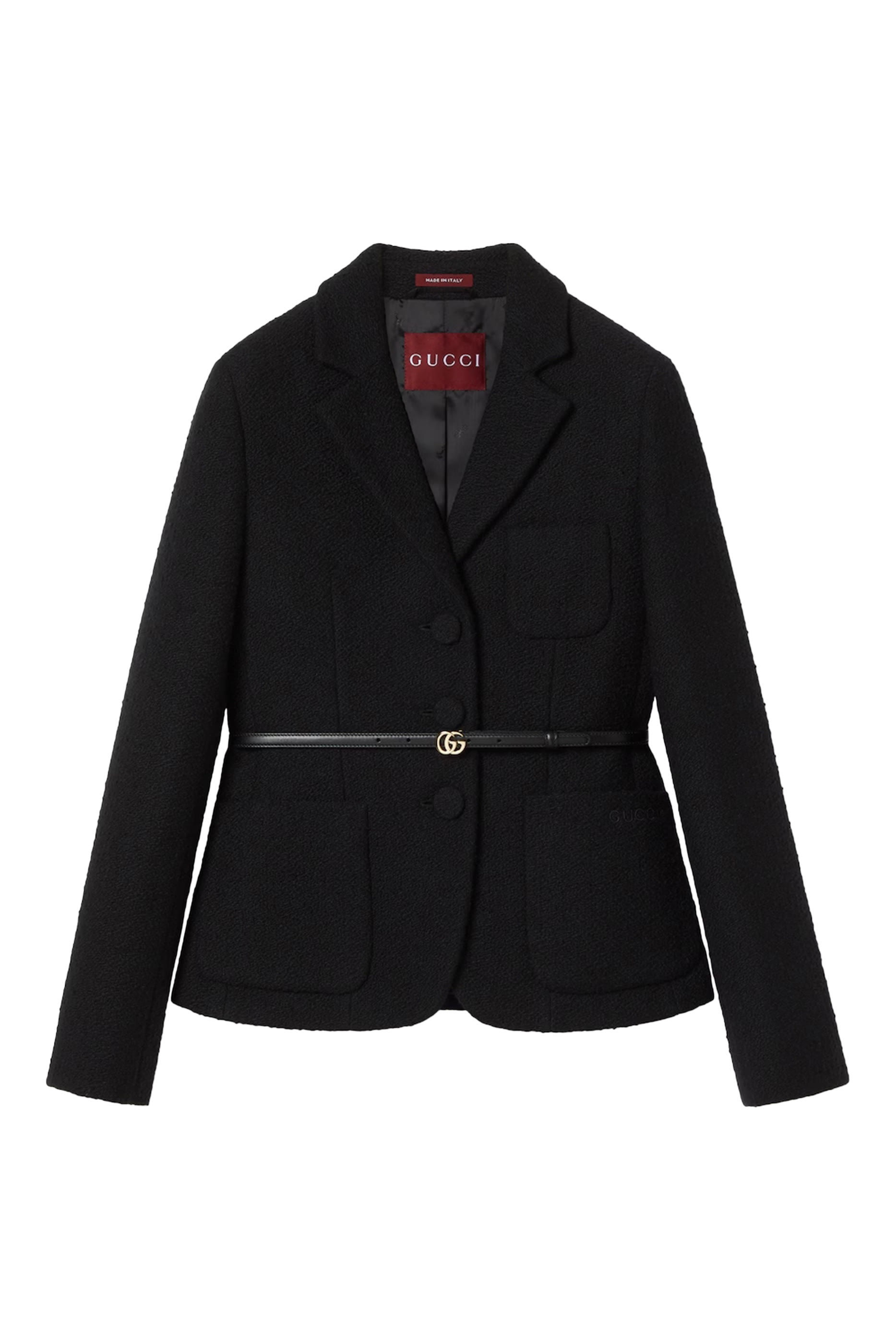 Embroidered Wool Boucl&eacute; Jacket